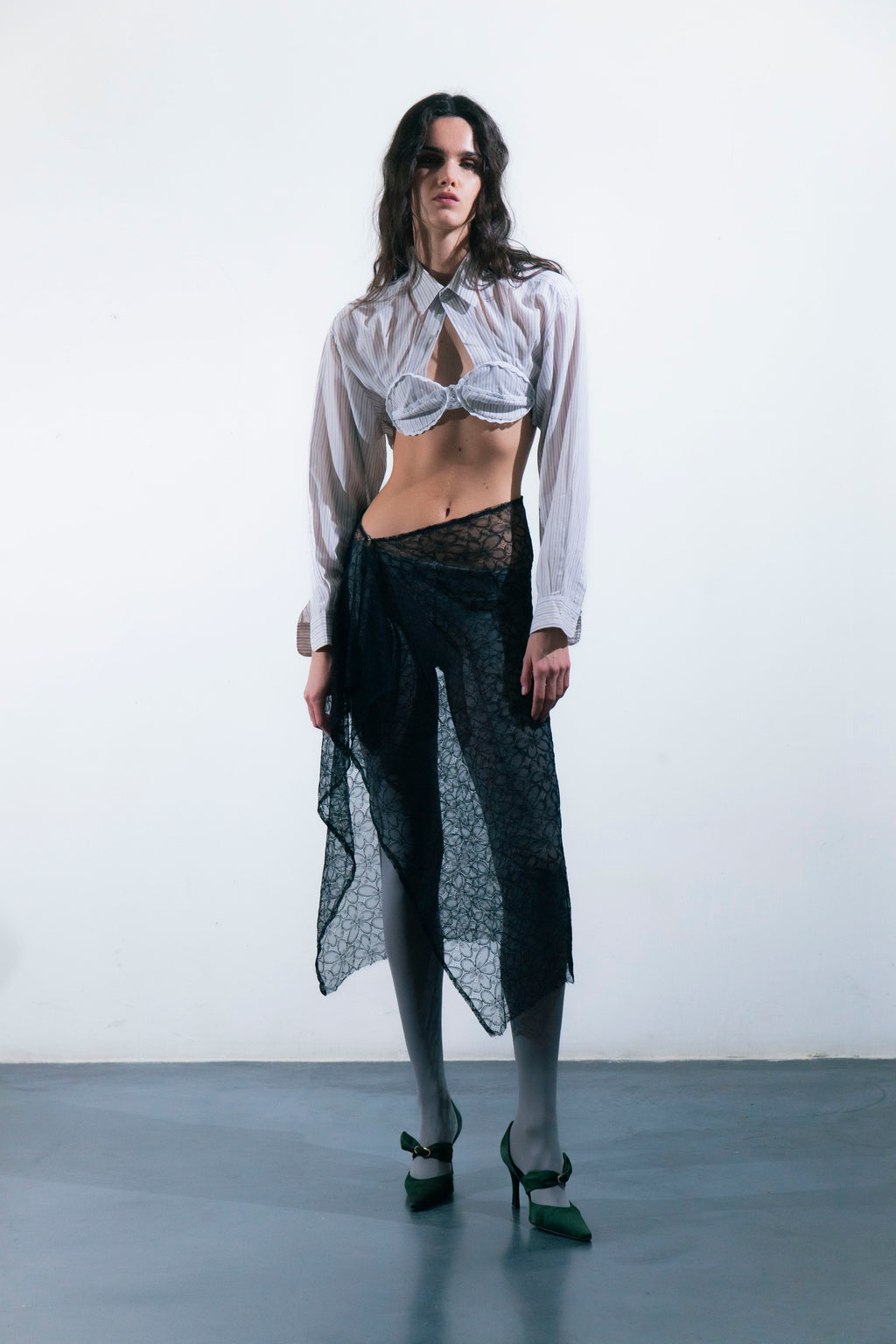 SAVANA BLACK LACE SKIRT