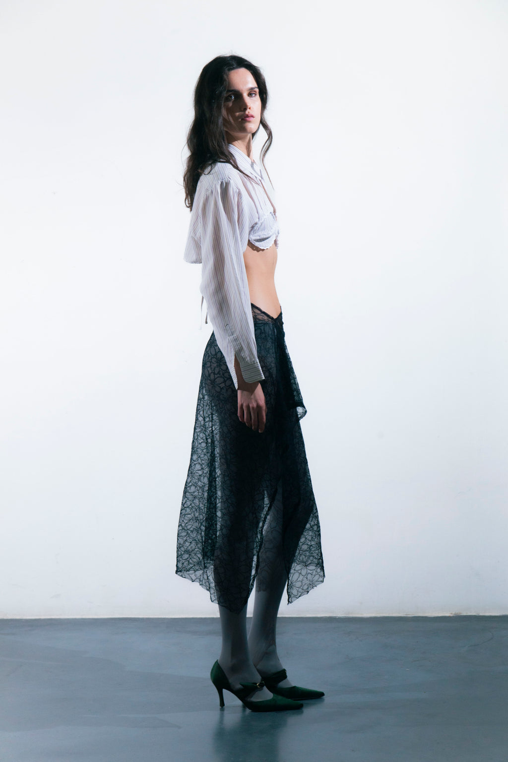 SAVANA BLACK LACE SKIRT