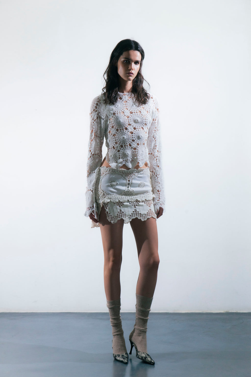HANDKERCHIEF LONG SLEEVE TOP