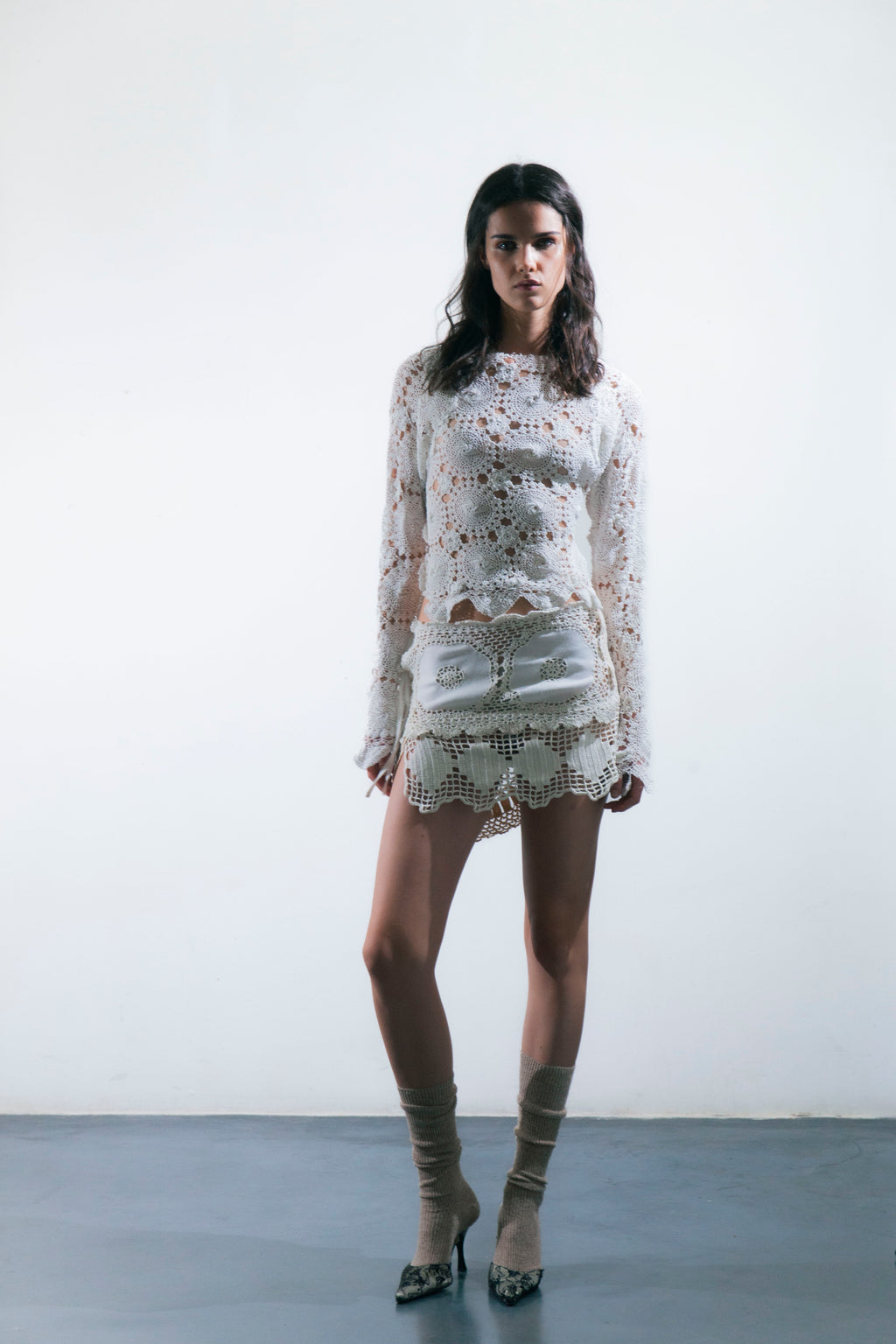 HANDKERCHIEF LONG SLEEVE TOP