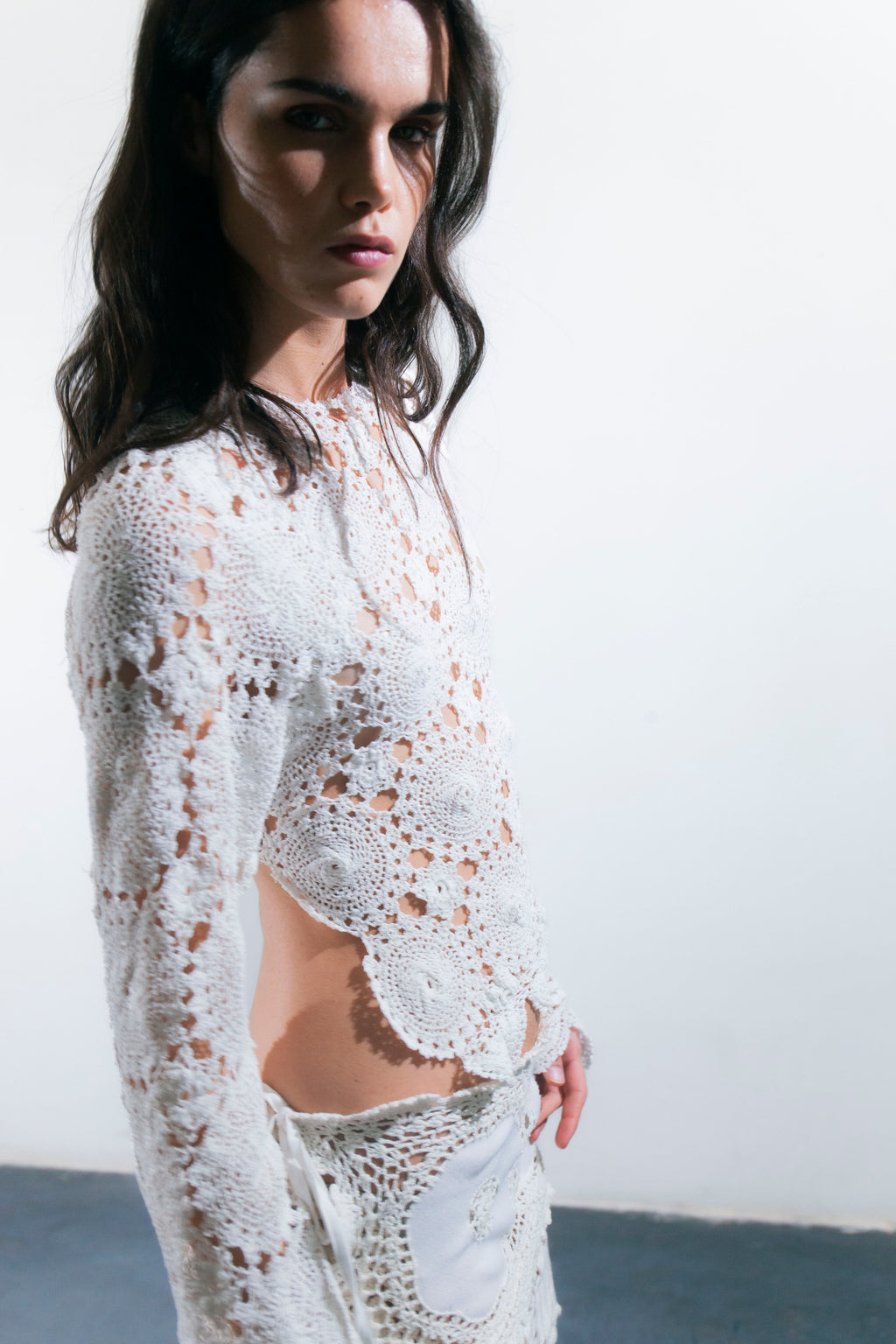 HANDKERCHIEF LONG SLEEVE TOP