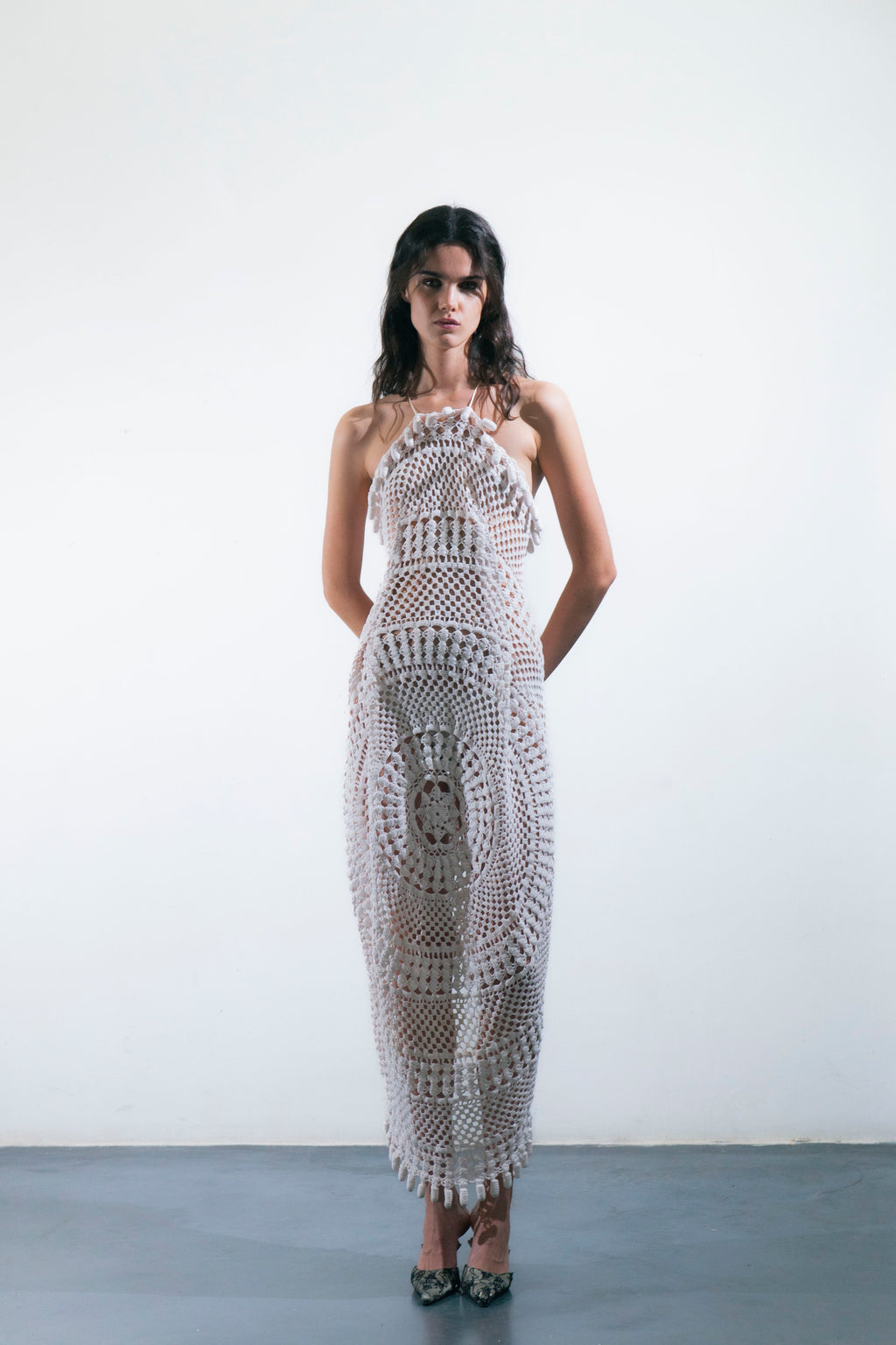 HANDKERCHIEF DRESS MAXI