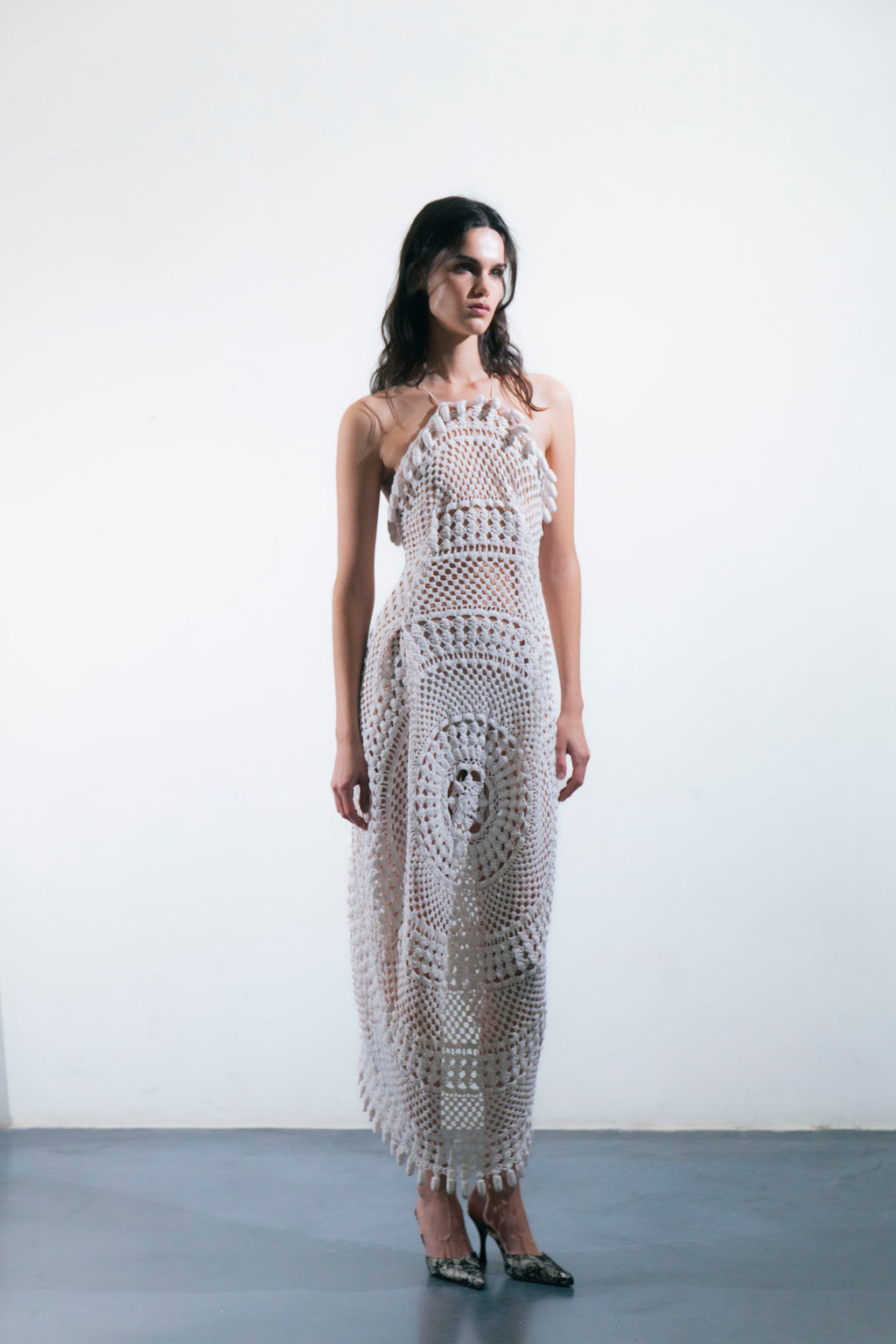 HANDKERCHIEF DRESS MAXI