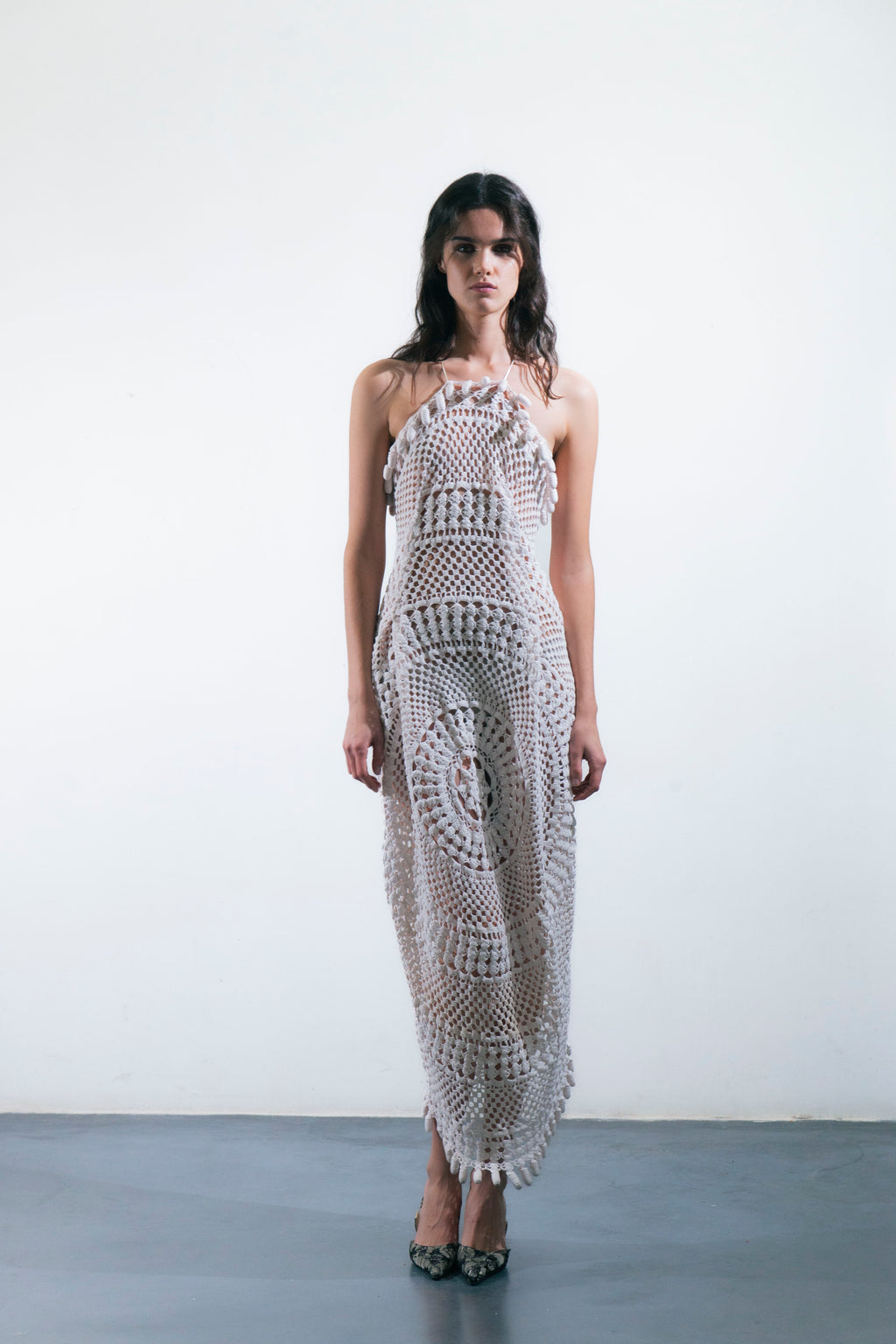 HANDKERCHIEF DRESS MAXI