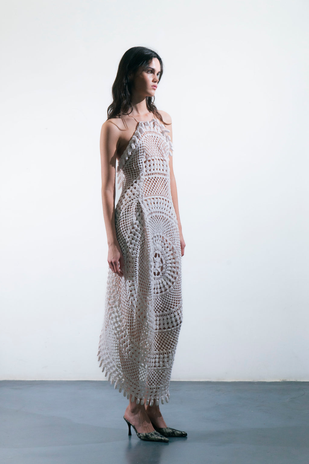 HANDKERCHIEF DRESS MAXI