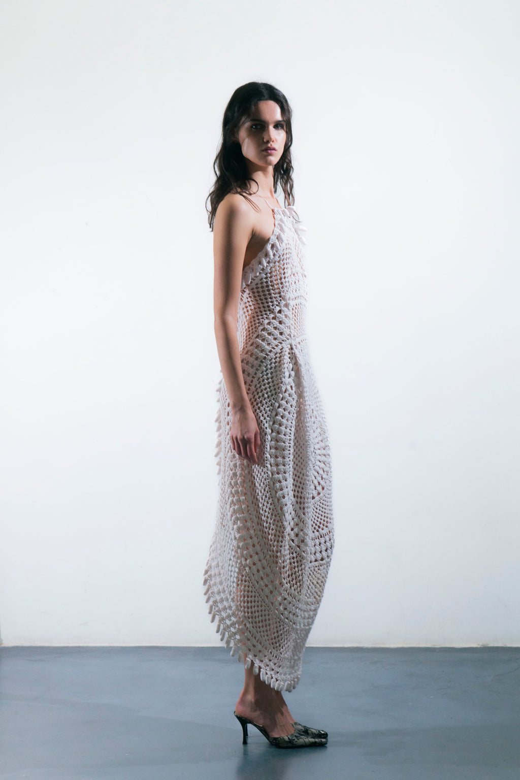HANDKERCHIEF DRESS MAXI