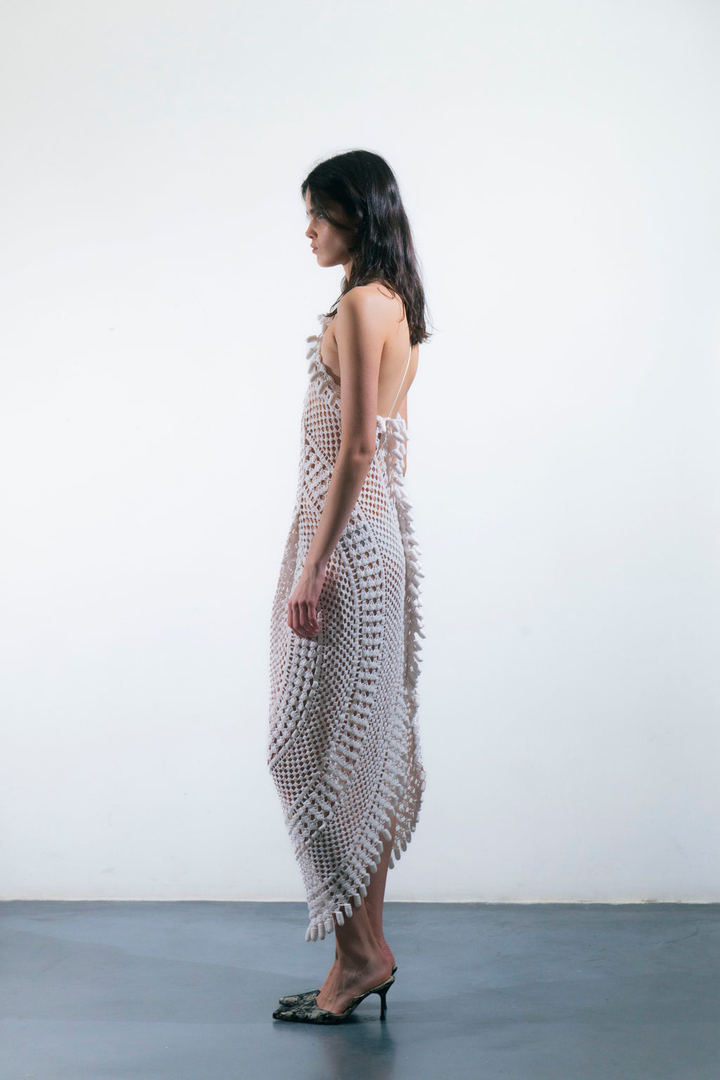 HANDKERCHIEF DRESS MAXI