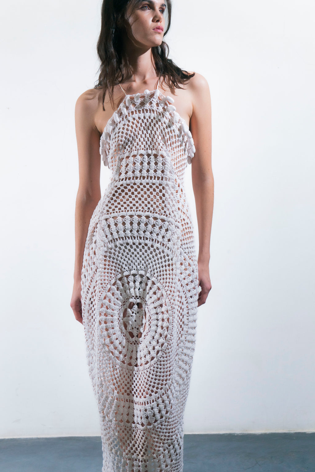 HANDKERCHIEF DRESS MAXI