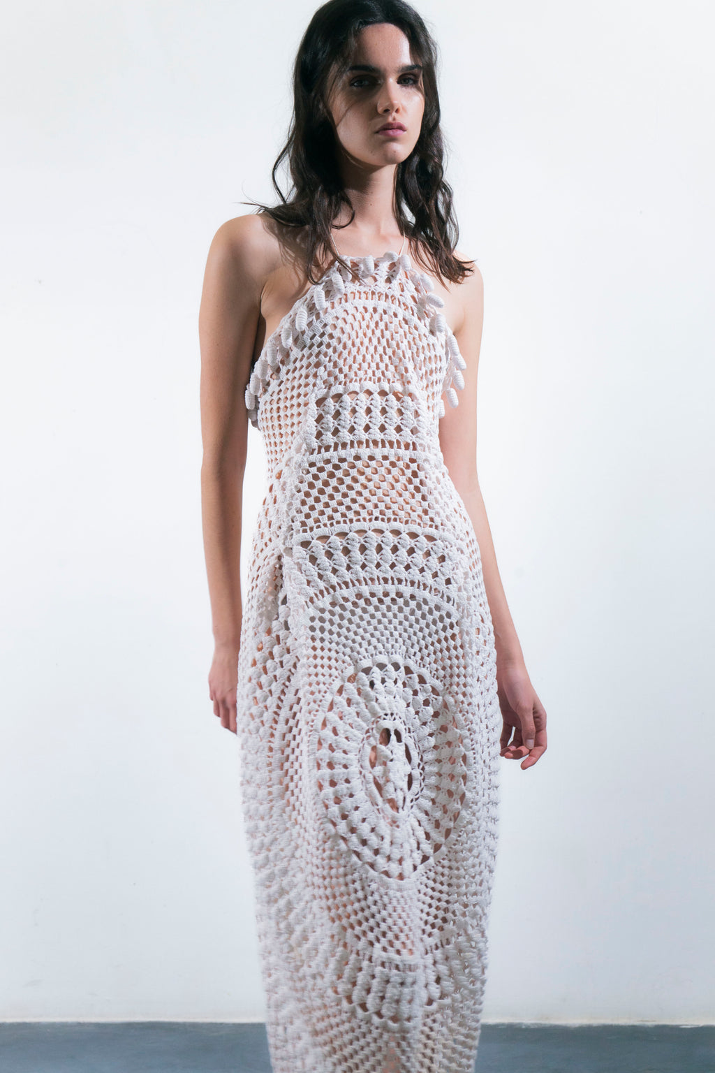HANDKERCHIEF DRESS MAXI