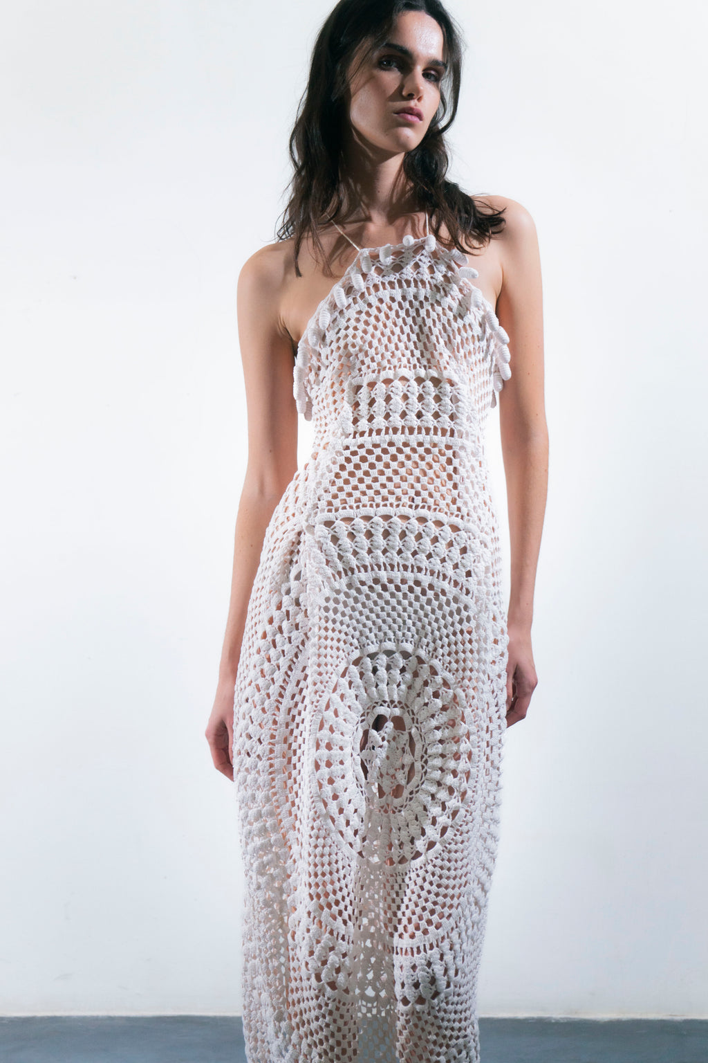 HANDKERCHIEF DRESS MAXI