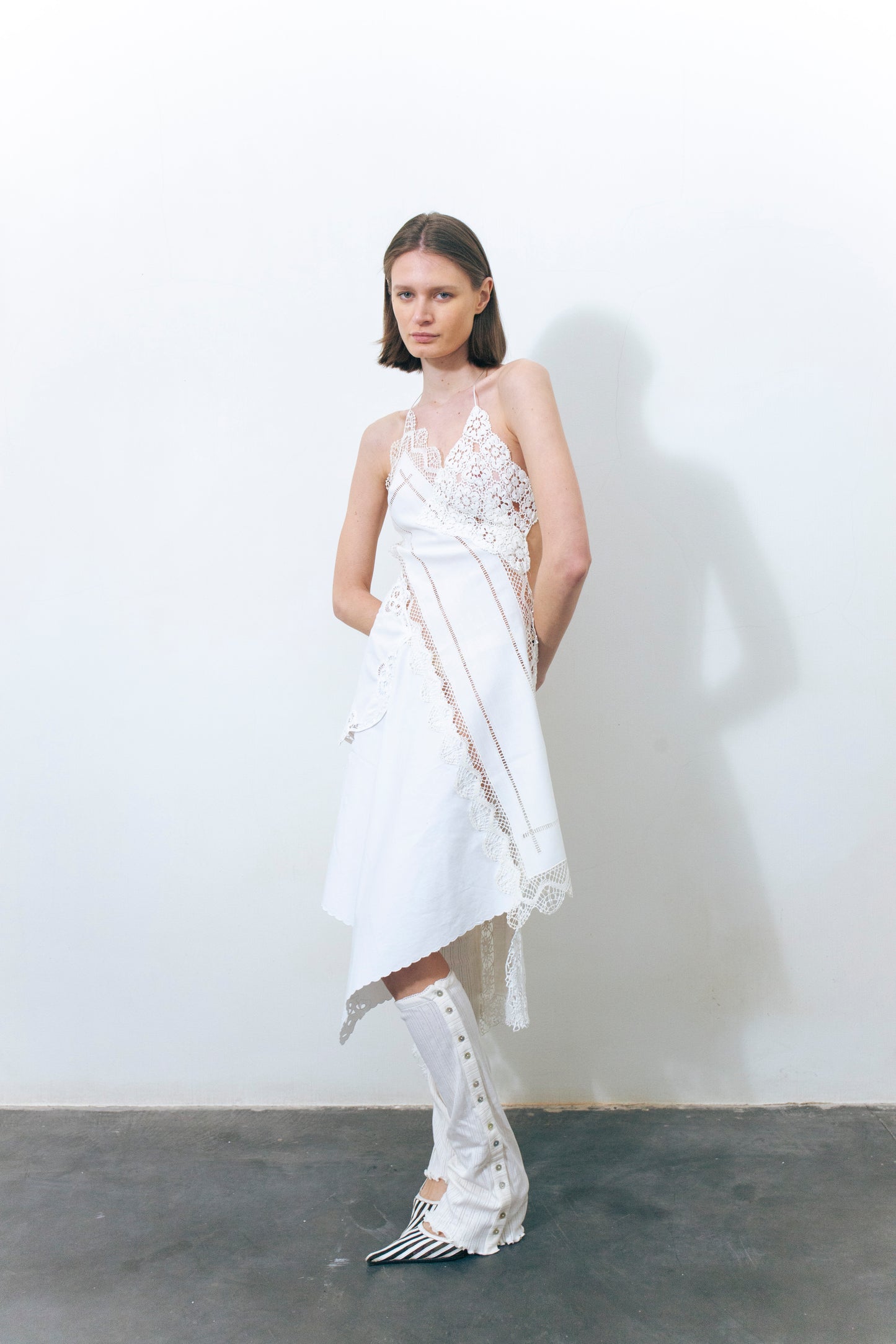 GAIA HANDKERCHIEF MIDI DRESS