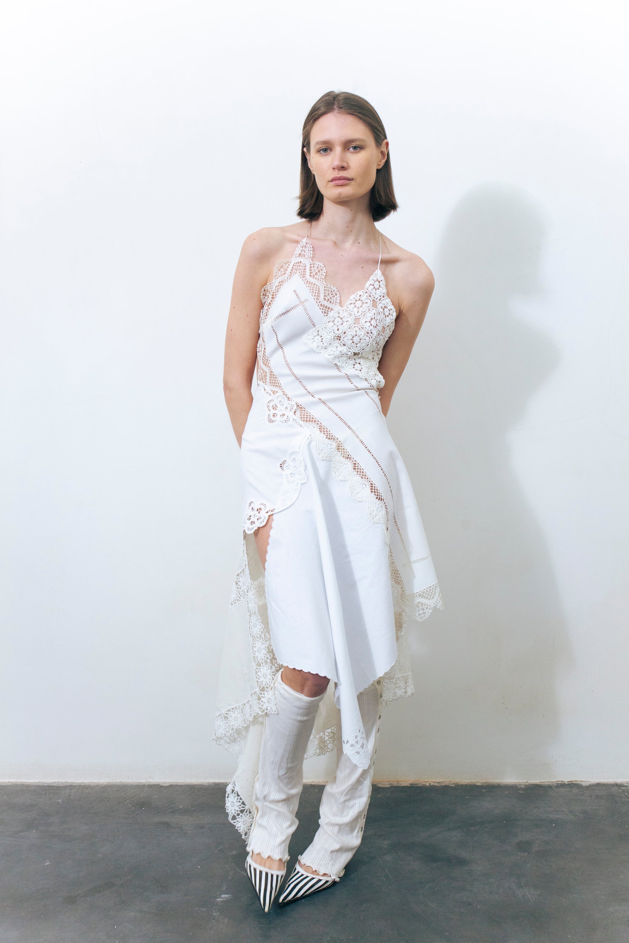 GAIA HANDKERCHIEF MIDI DRESS