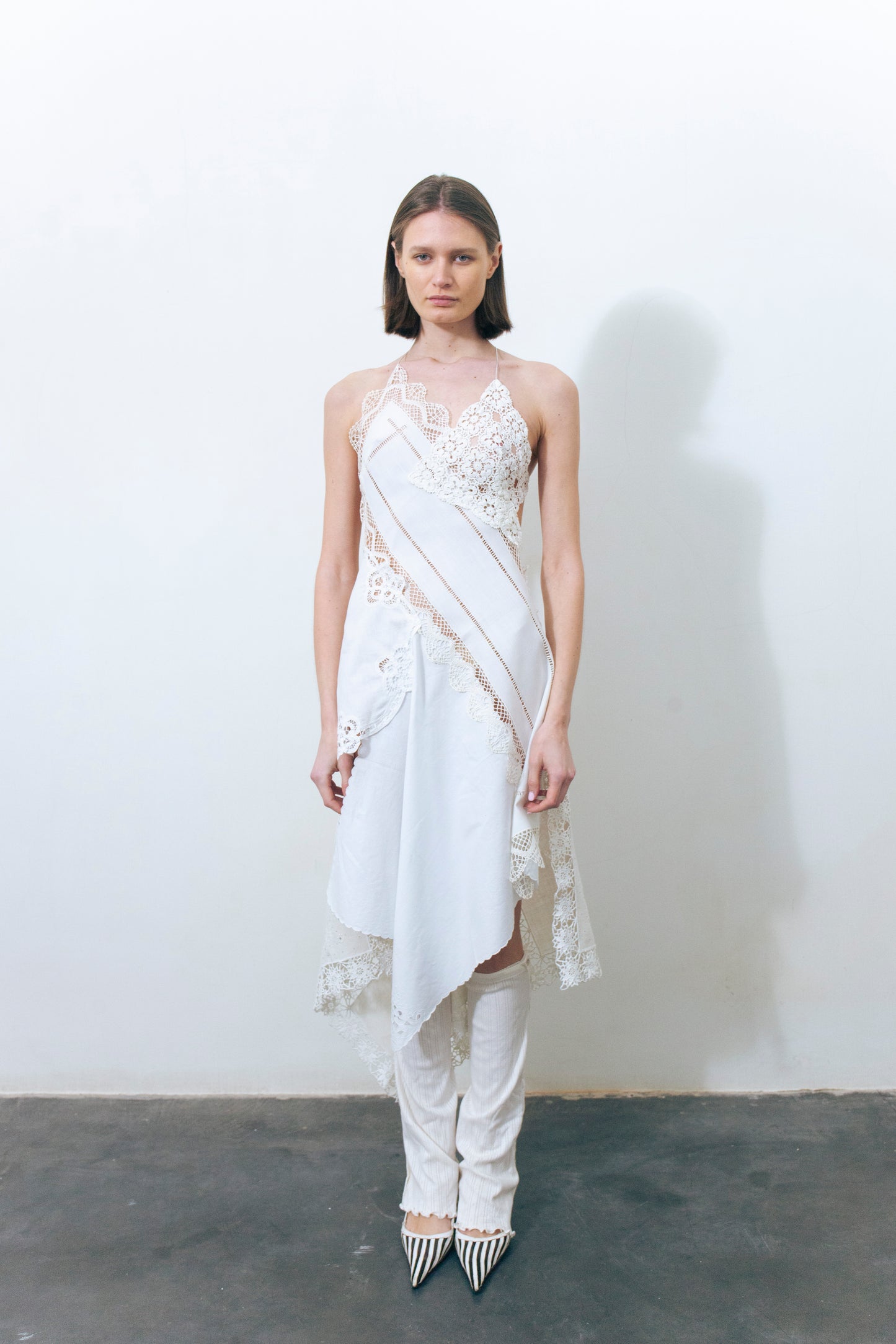 GAIA HANDKERCHIEF MIDI DRESS