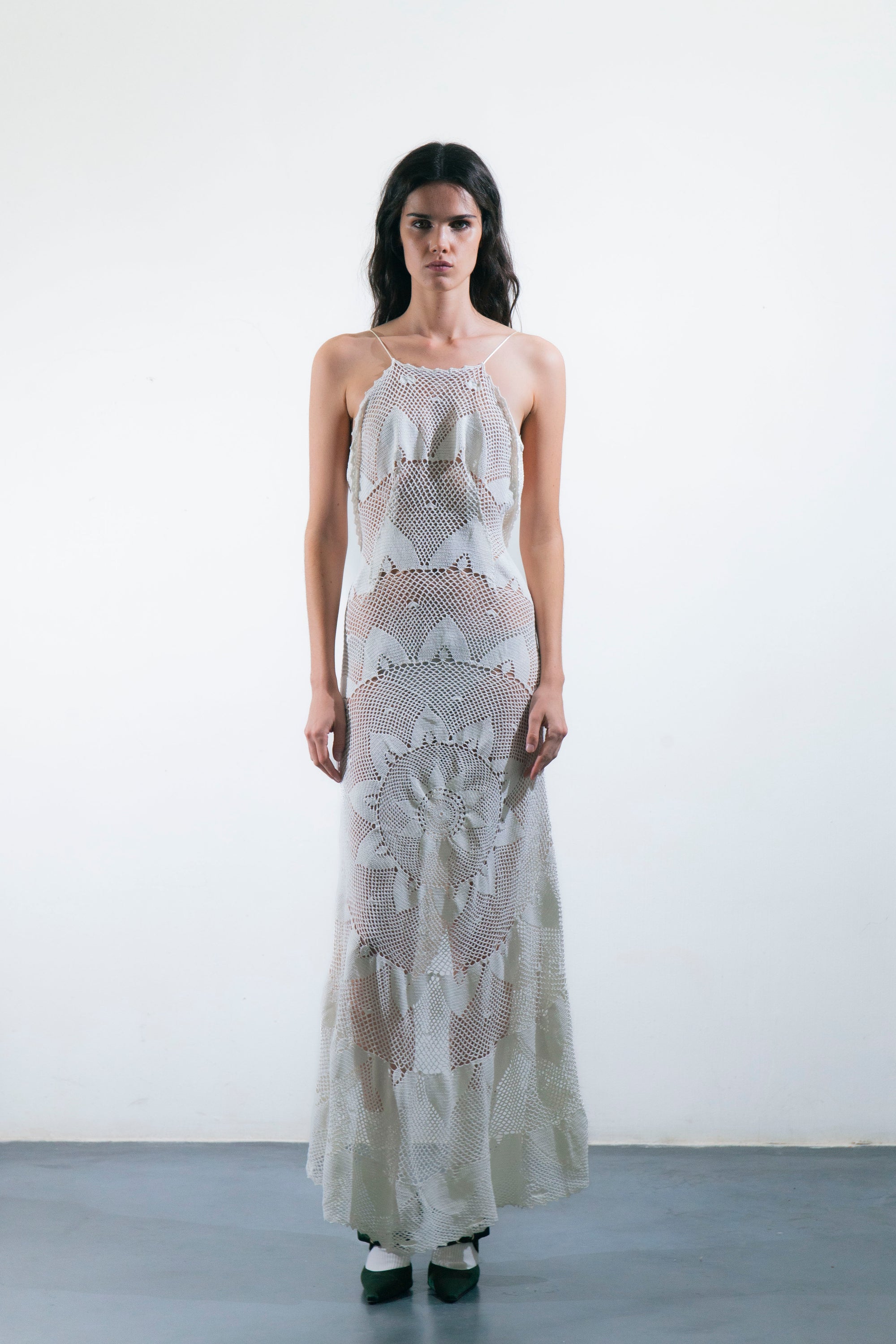 HANDKERCHIEF DRESS MAXI