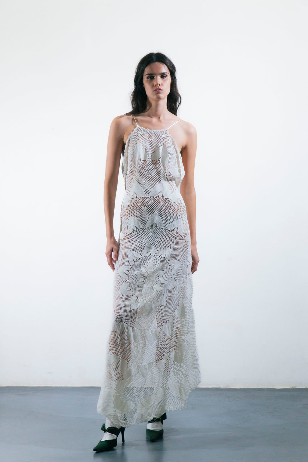 HANDKERCHIEF DRESS MAXI
