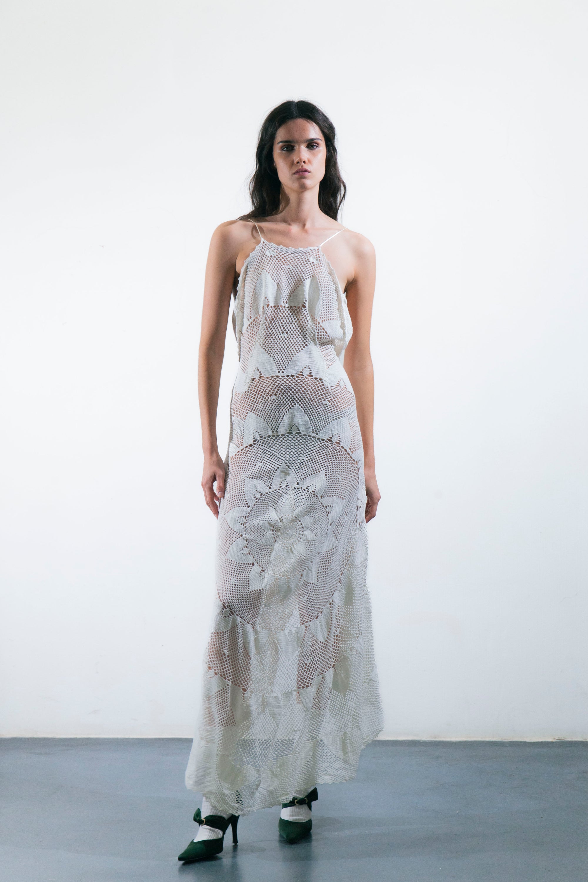 HANDKERCHIEF DRESS MAXI