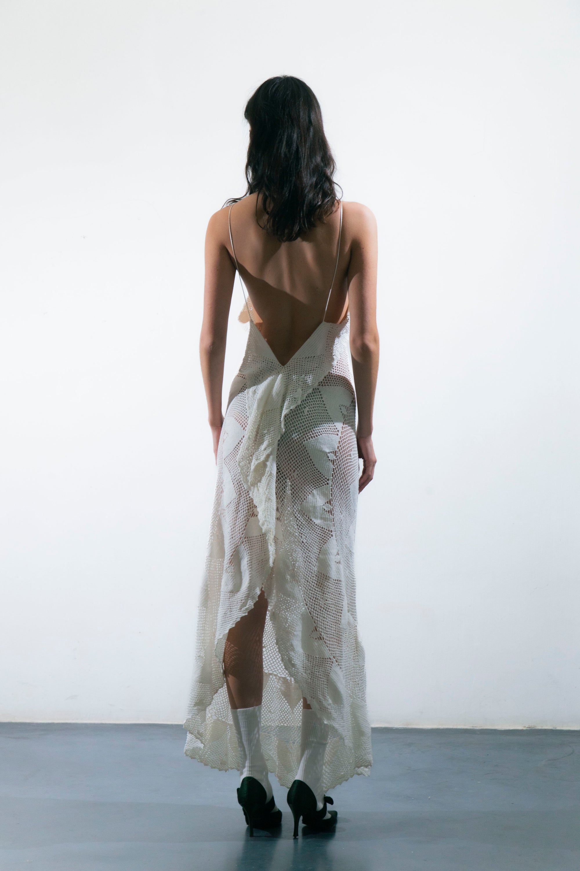 HANDKERCHIEF DRESS MAXI
