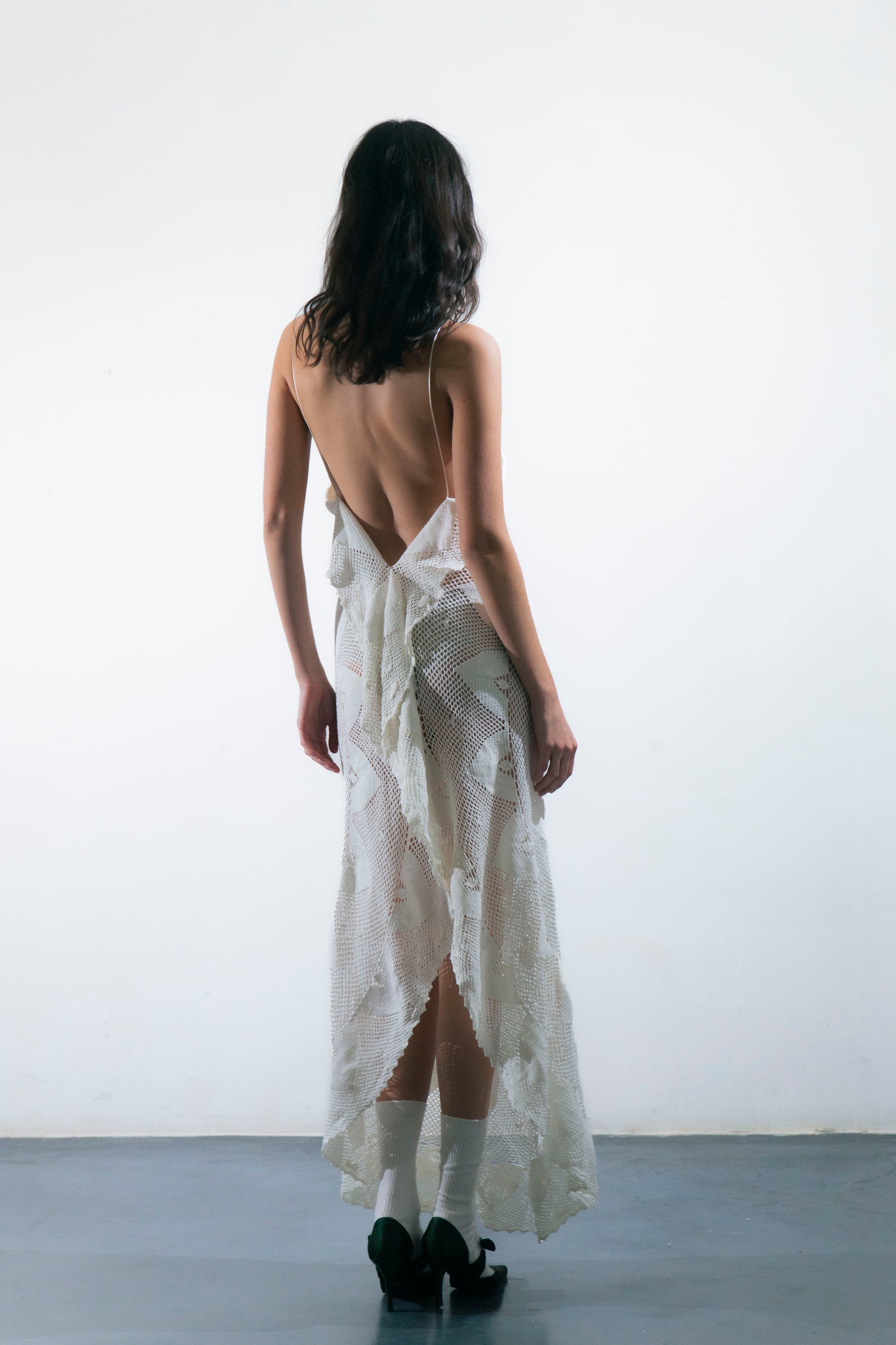 HANDKERCHIEF DRESS MAXI
