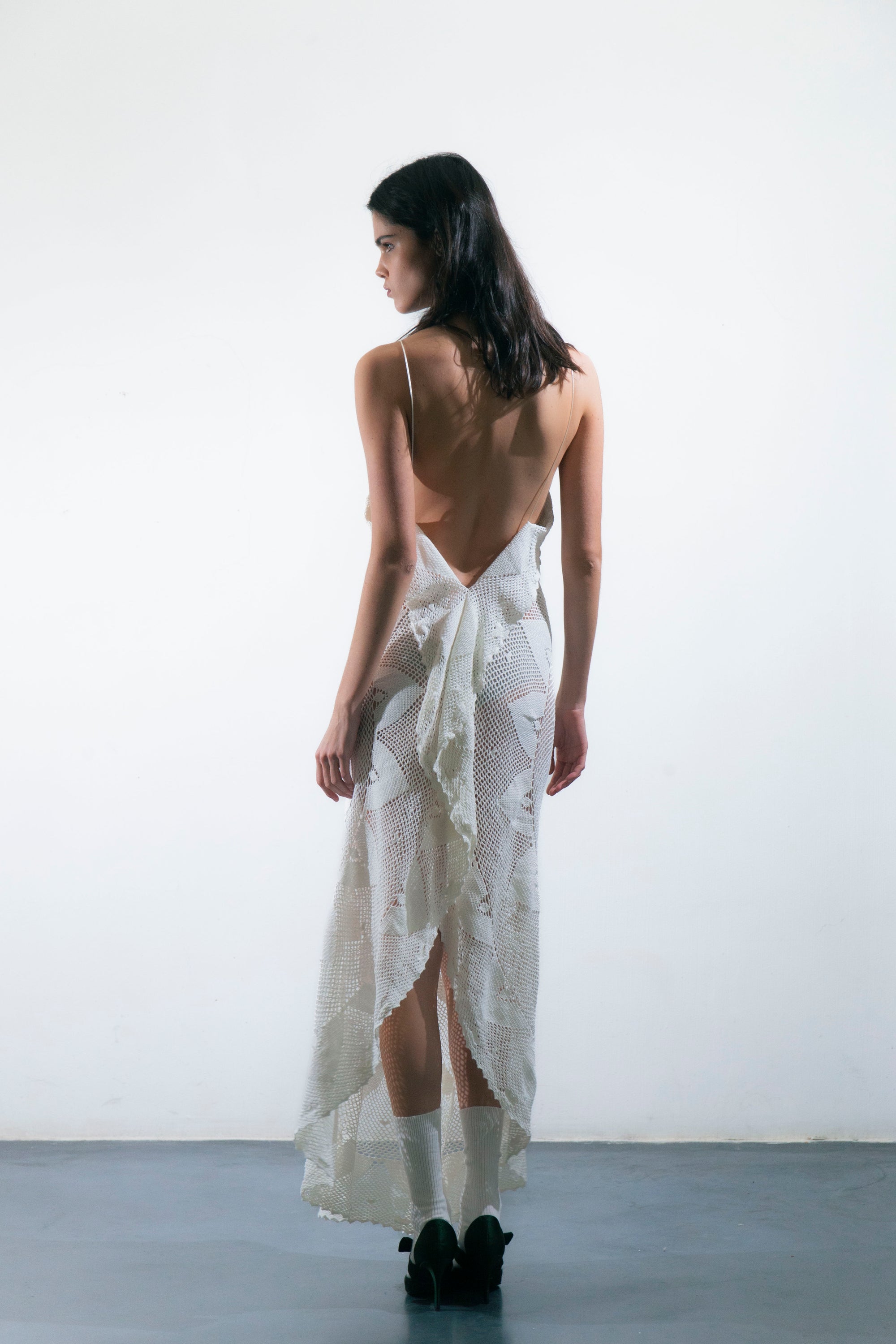 HANDKERCHIEF DRESS MAXI