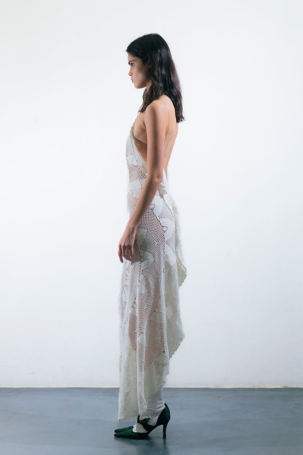 HANDKERCHIEF DRESS MAXI