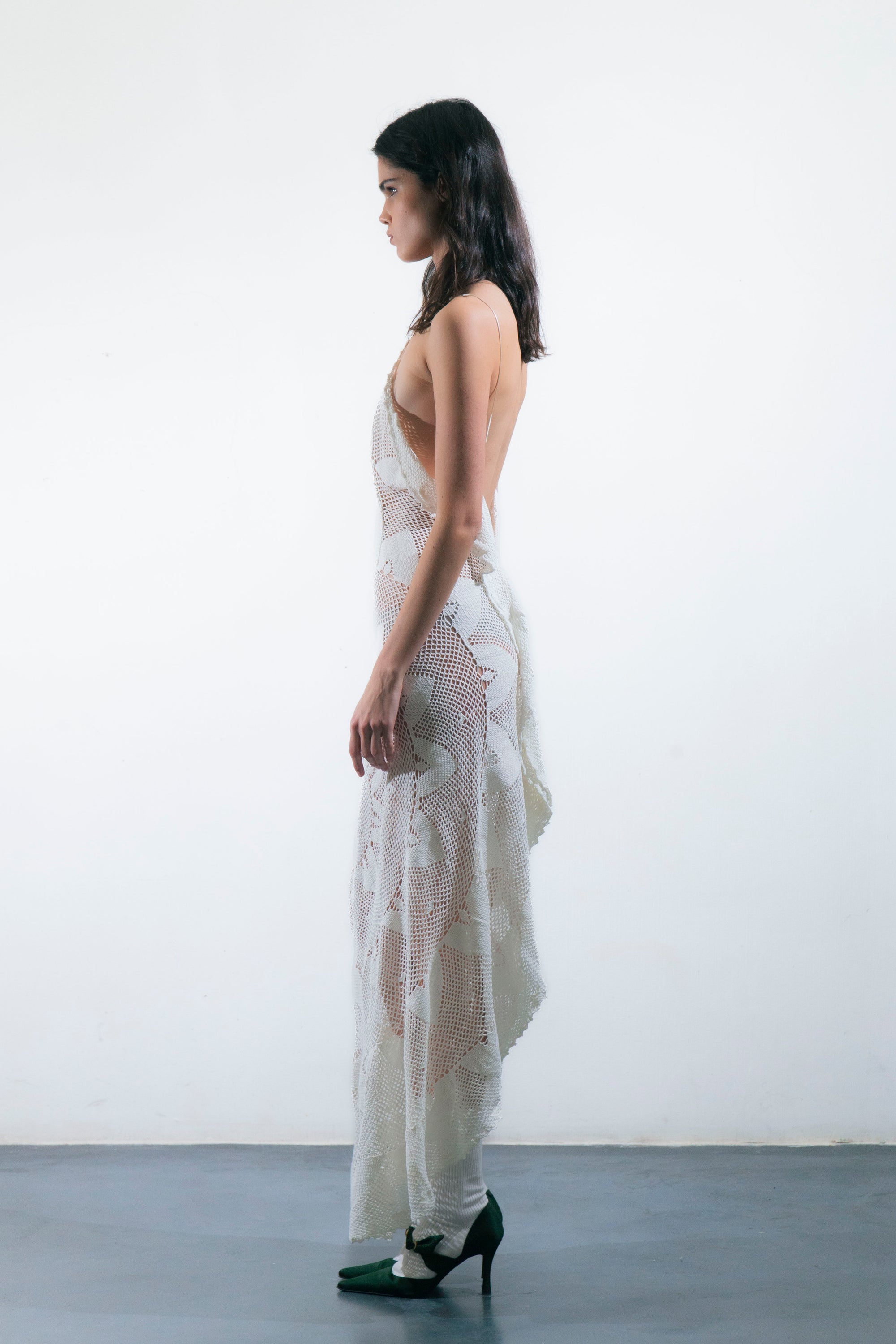 HANDKERCHIEF DRESS MAXI