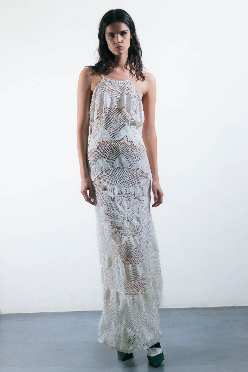 HANDKERCHIEF DRESS MAXI