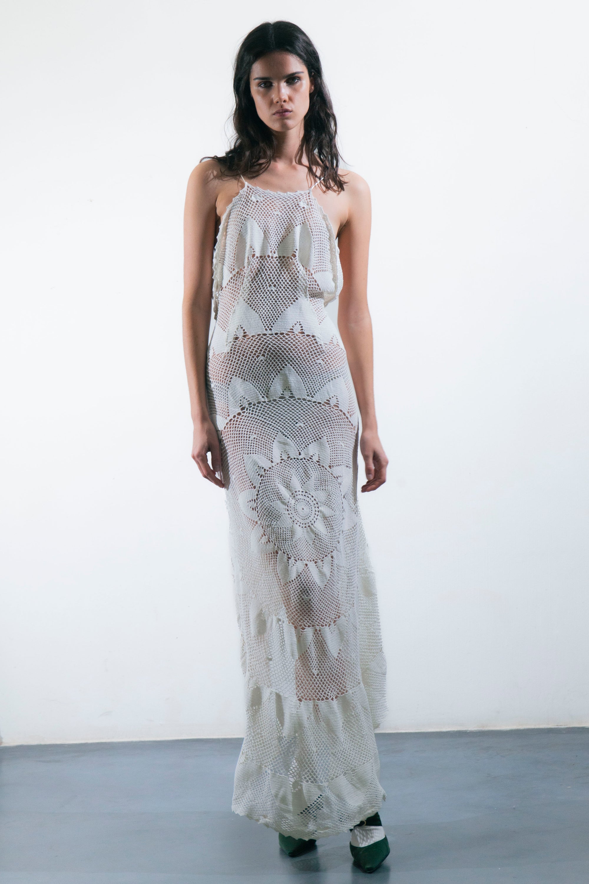 HANDKERCHIEF DRESS MAXI