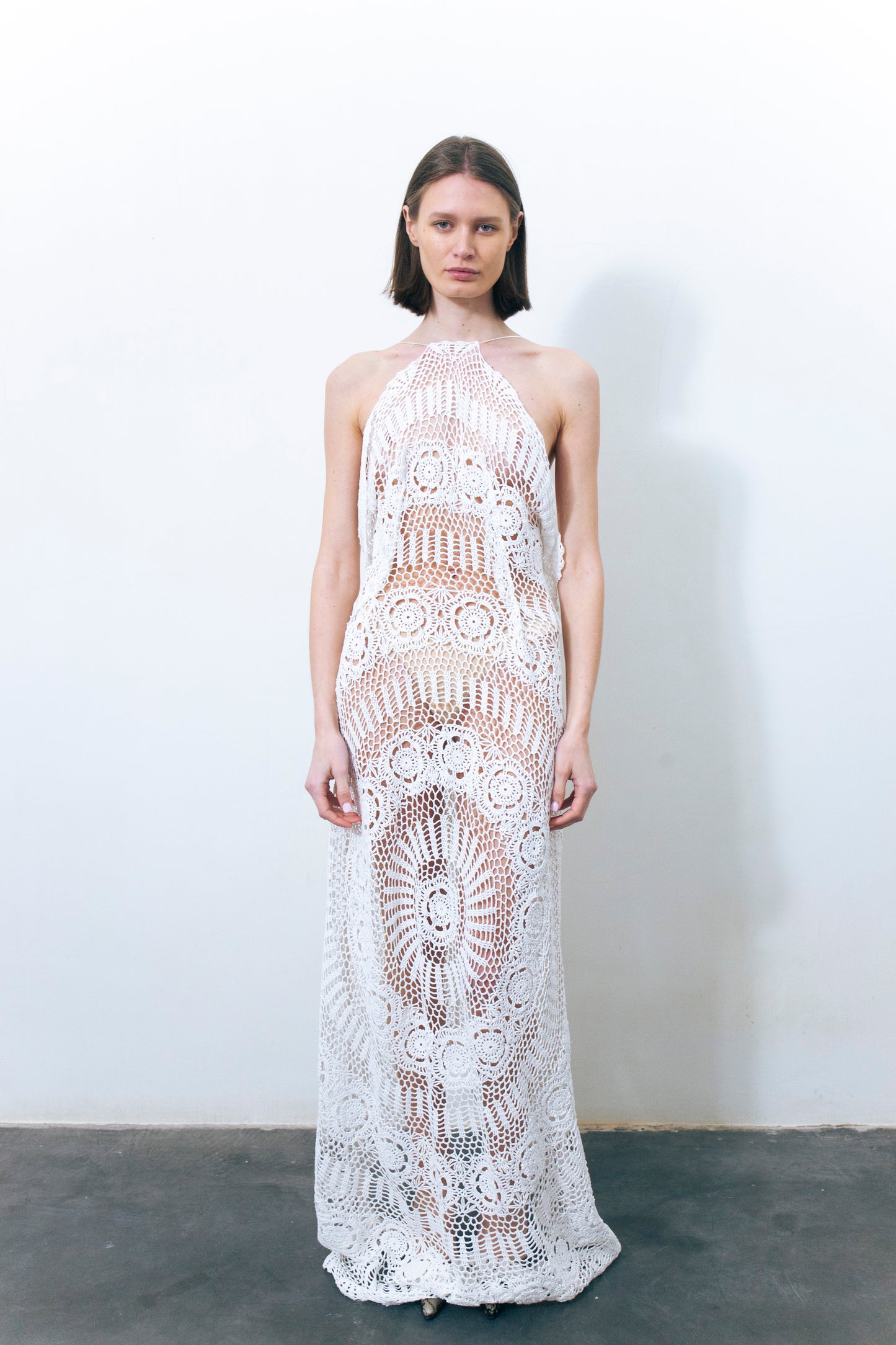 AMALIE CROCHET MAXI DRESS