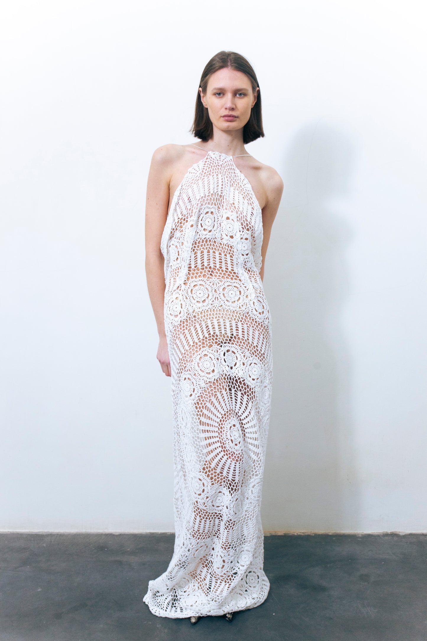 AMALIE CROCHET MAXI DRESS