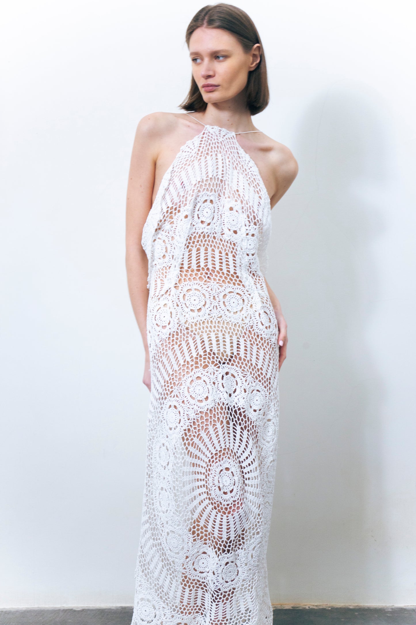 AMALIE CROCHET MAXI DRESS