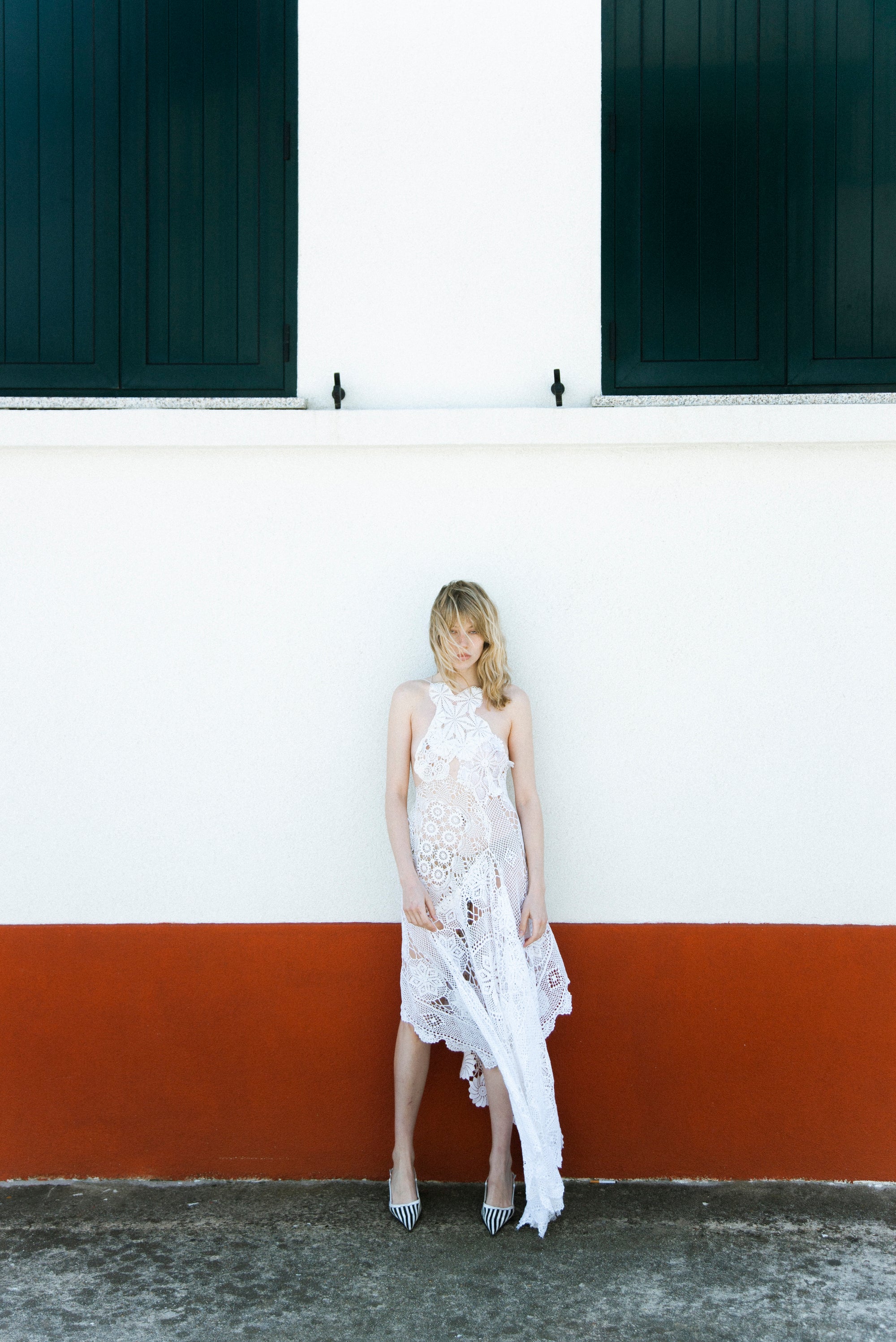 HANDKERCHIEF DRESS MAXI