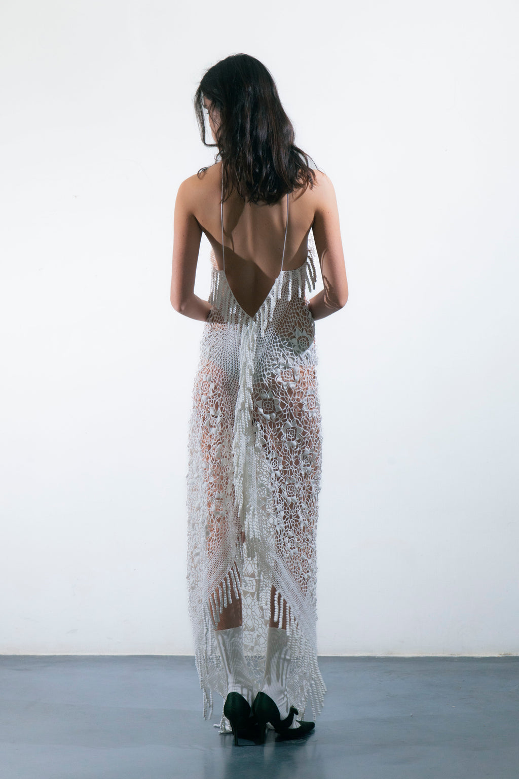 HANDKERCHIEF DRESS MAXI
