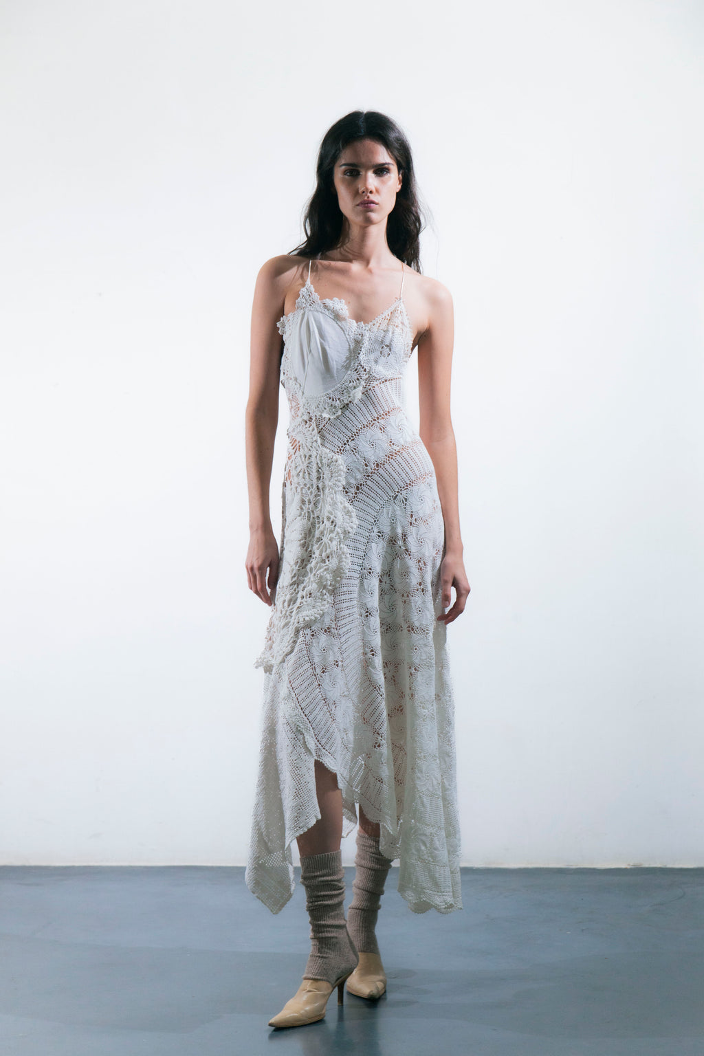 HANDKERCHIEF DRESS MAXI