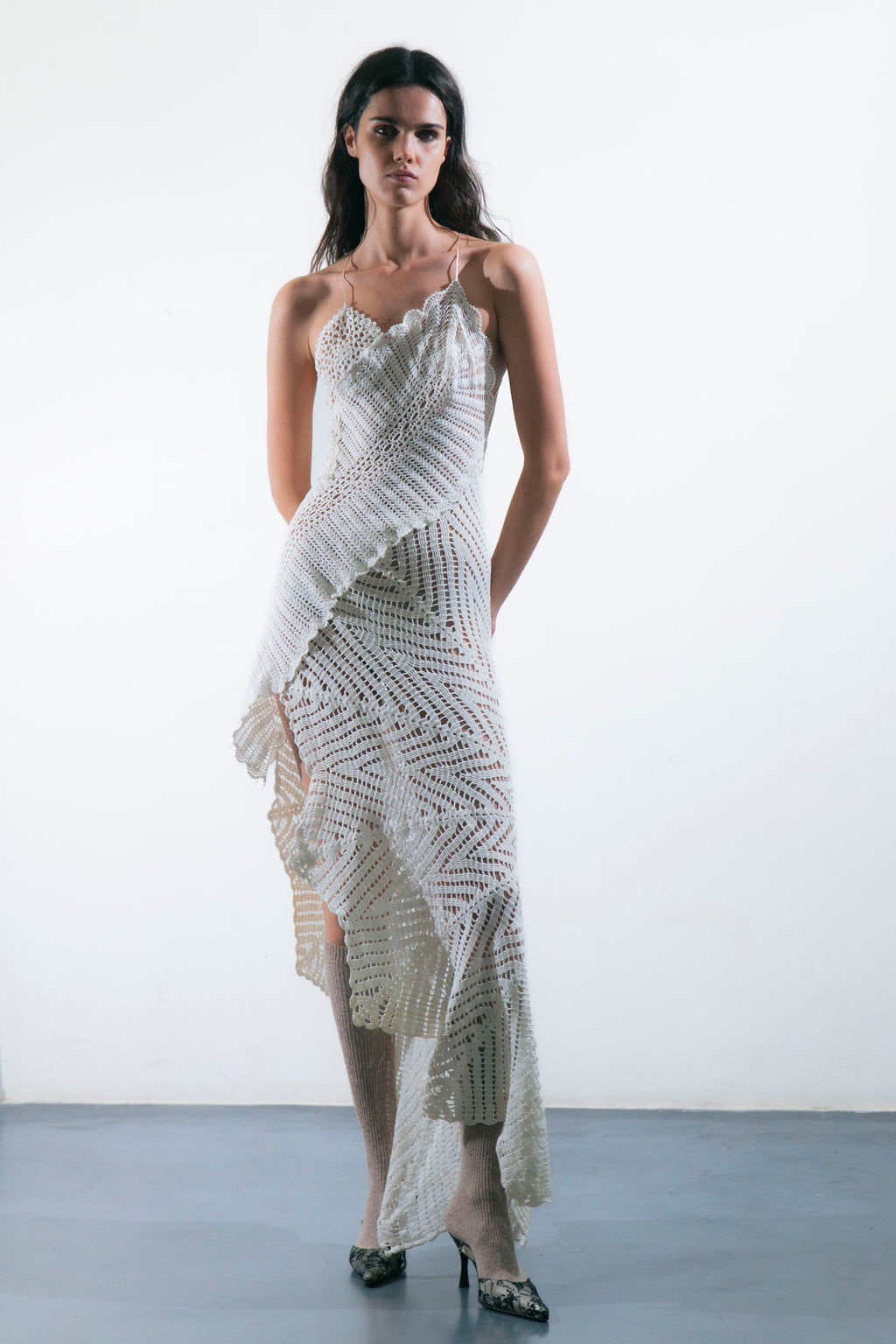 HANDKERCHIEF DRESS MAXI