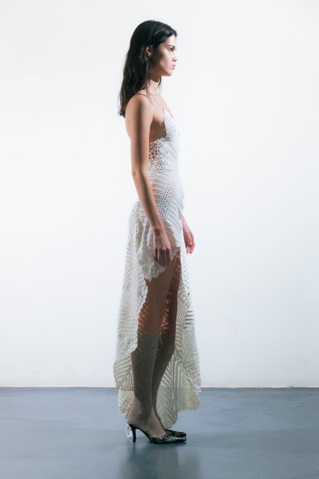 HANDKERCHIEF DRESS MAXI