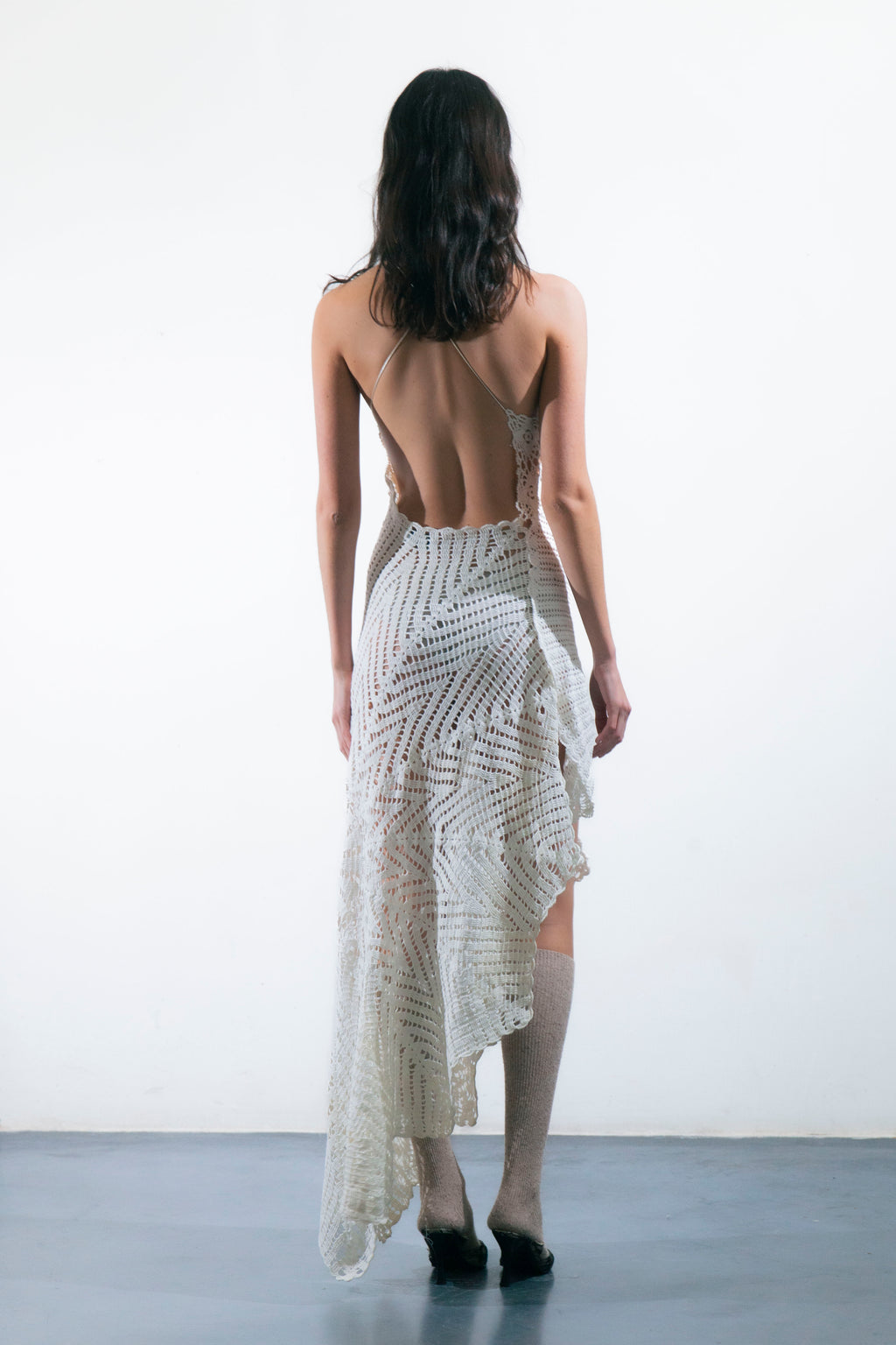 HANDKERCHIEF DRESS MAXI