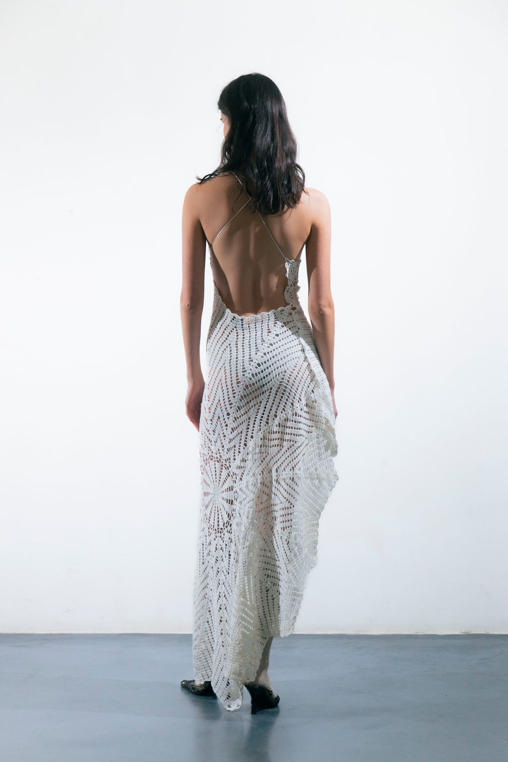 HANDKERCHIEF DRESS MAXI