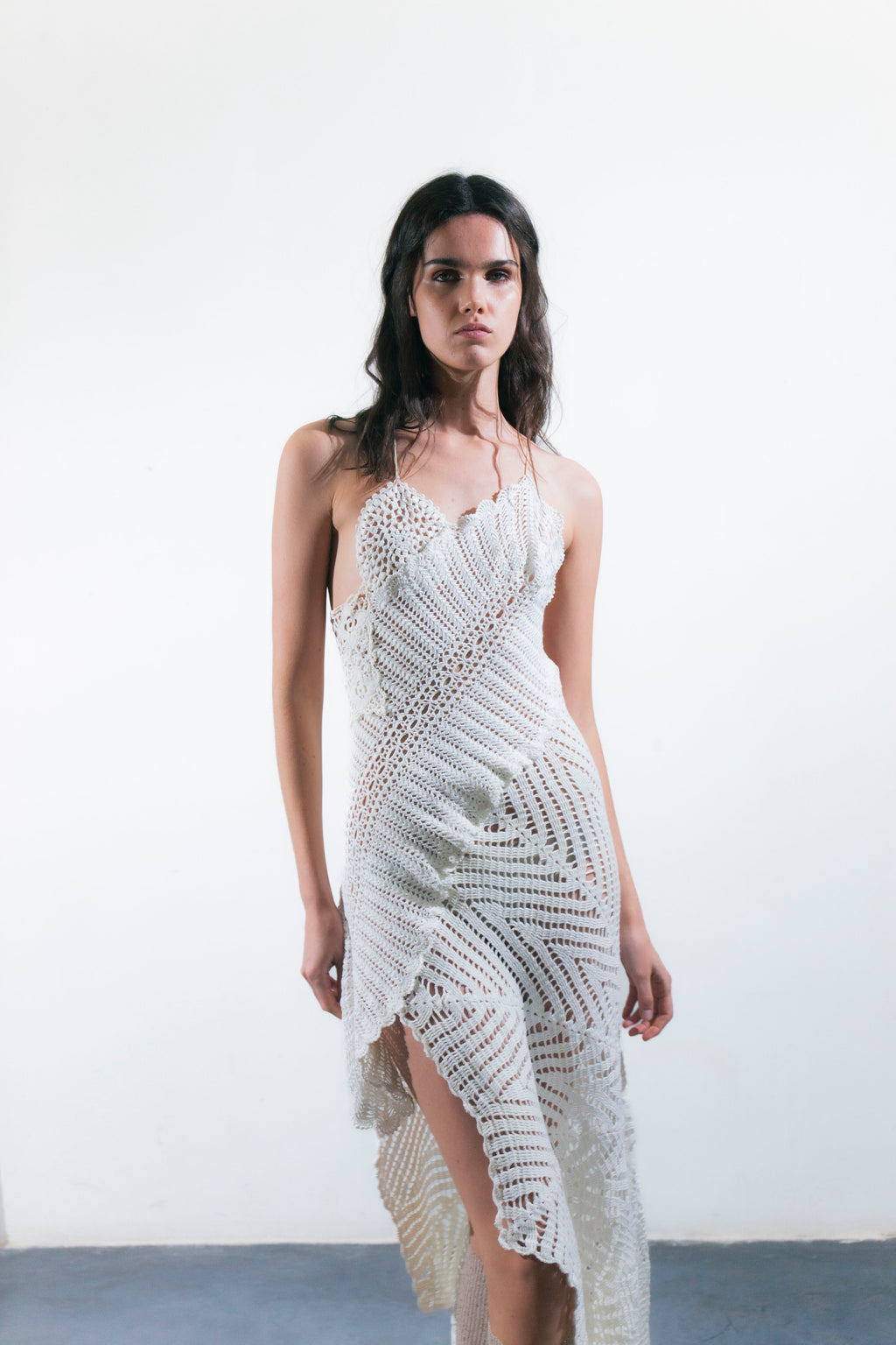 HANDKERCHIEF DRESS MAXI