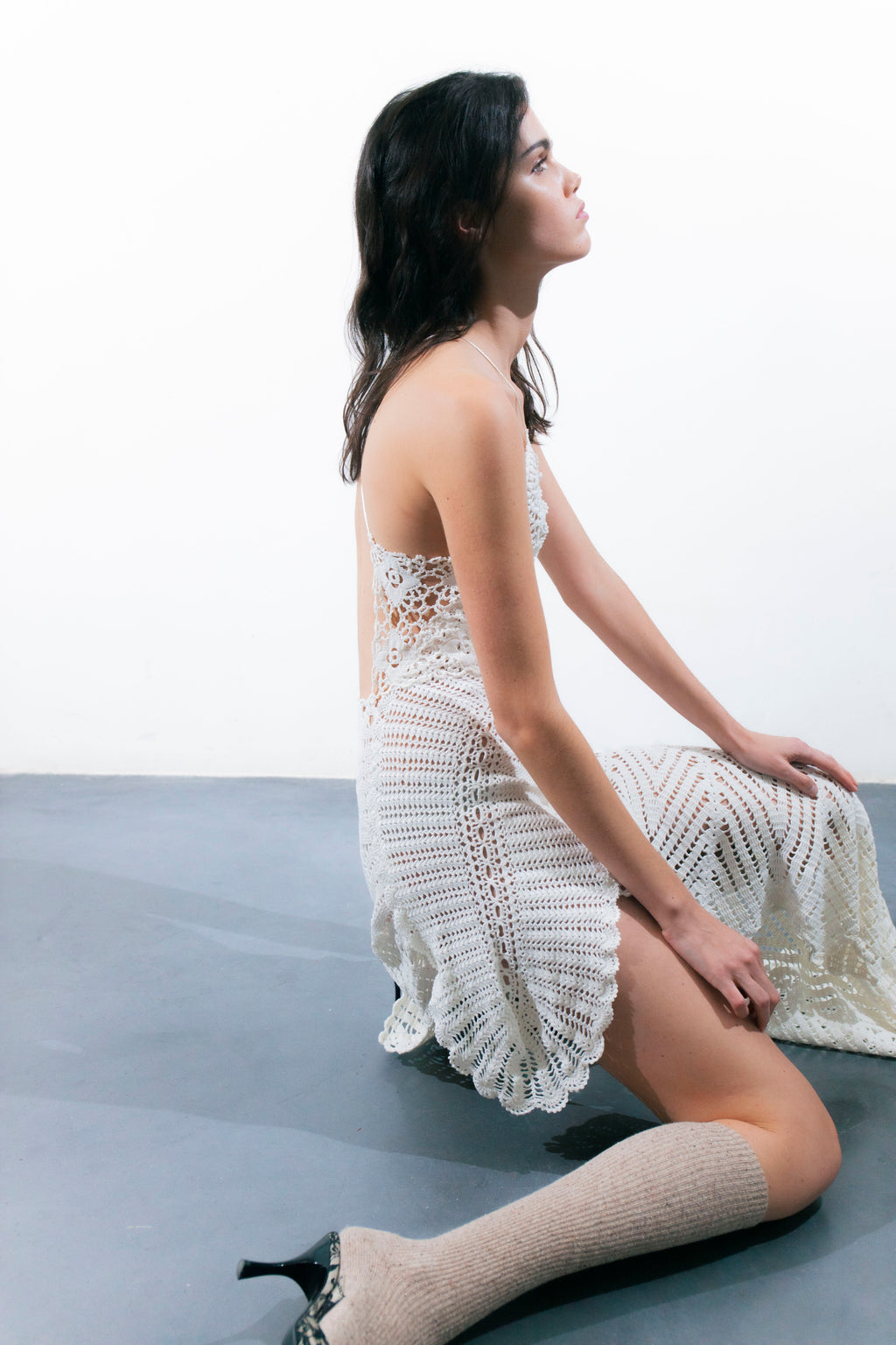 HANDKERCHIEF DRESS MAXI