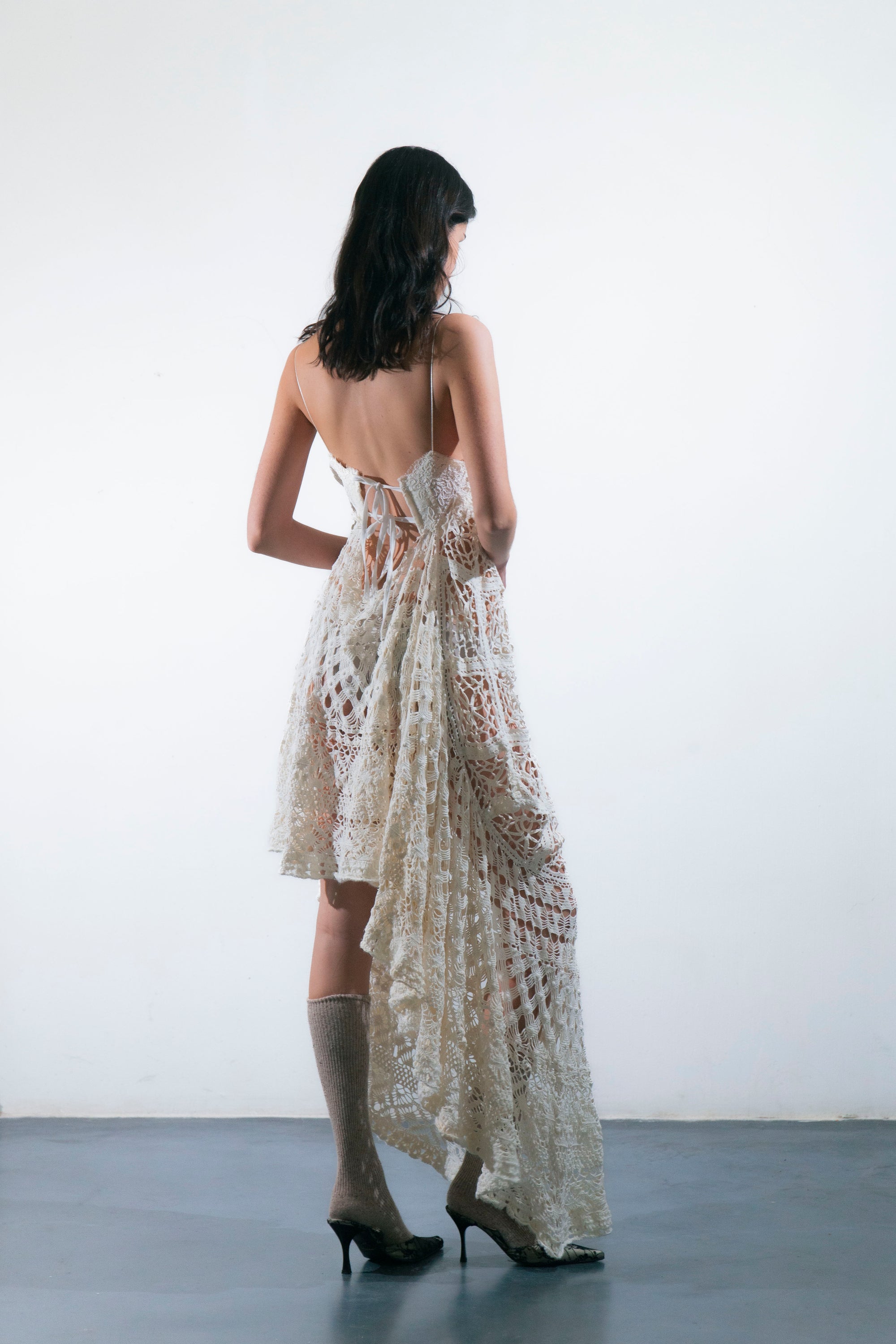 HANDKERCHIEF DRESS MAXI
