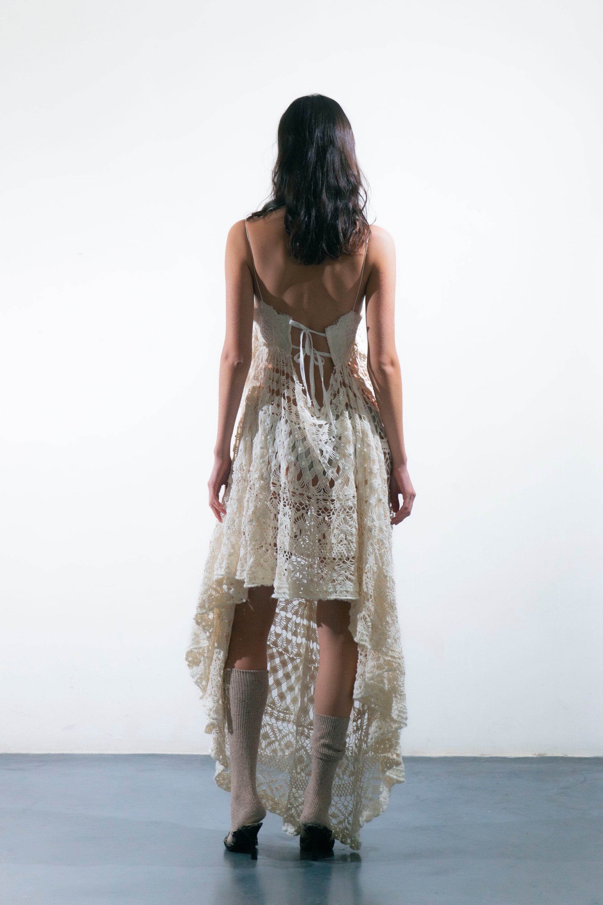 HANDKERCHIEF DRESS MAXI