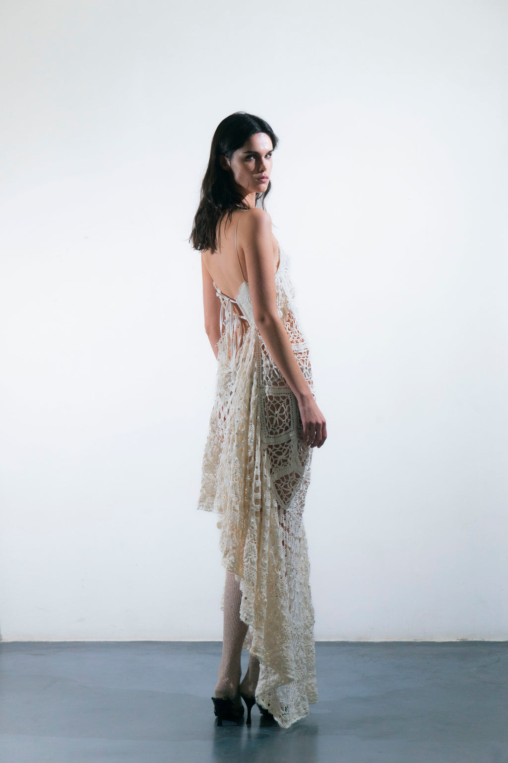 HANDKERCHIEF DRESS MAXI