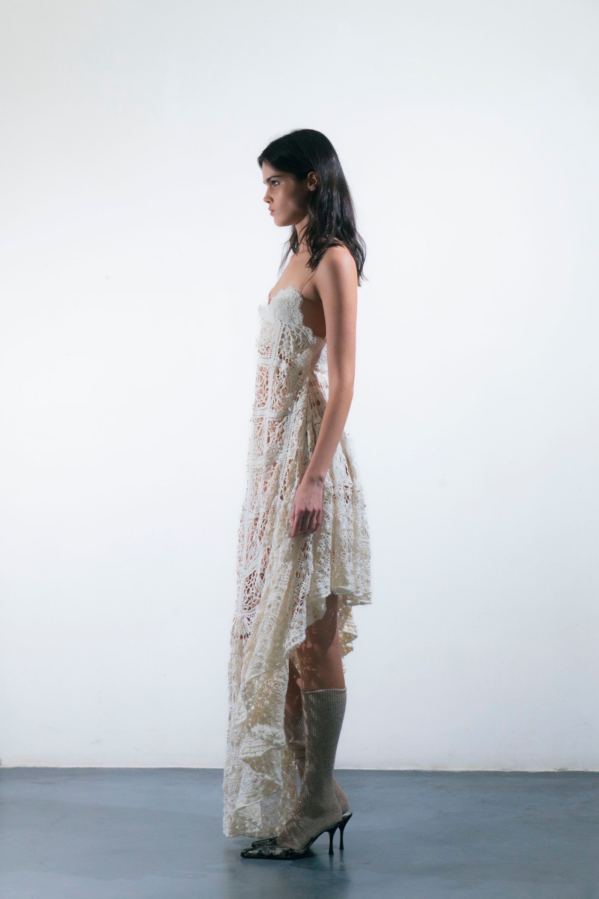 HANDKERCHIEF DRESS MAXI
