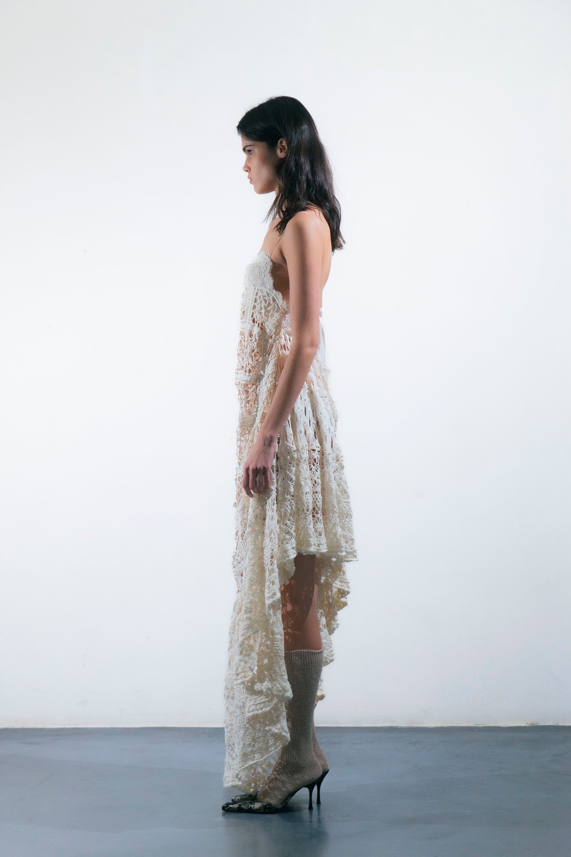 HANDKERCHIEF DRESS MAXI