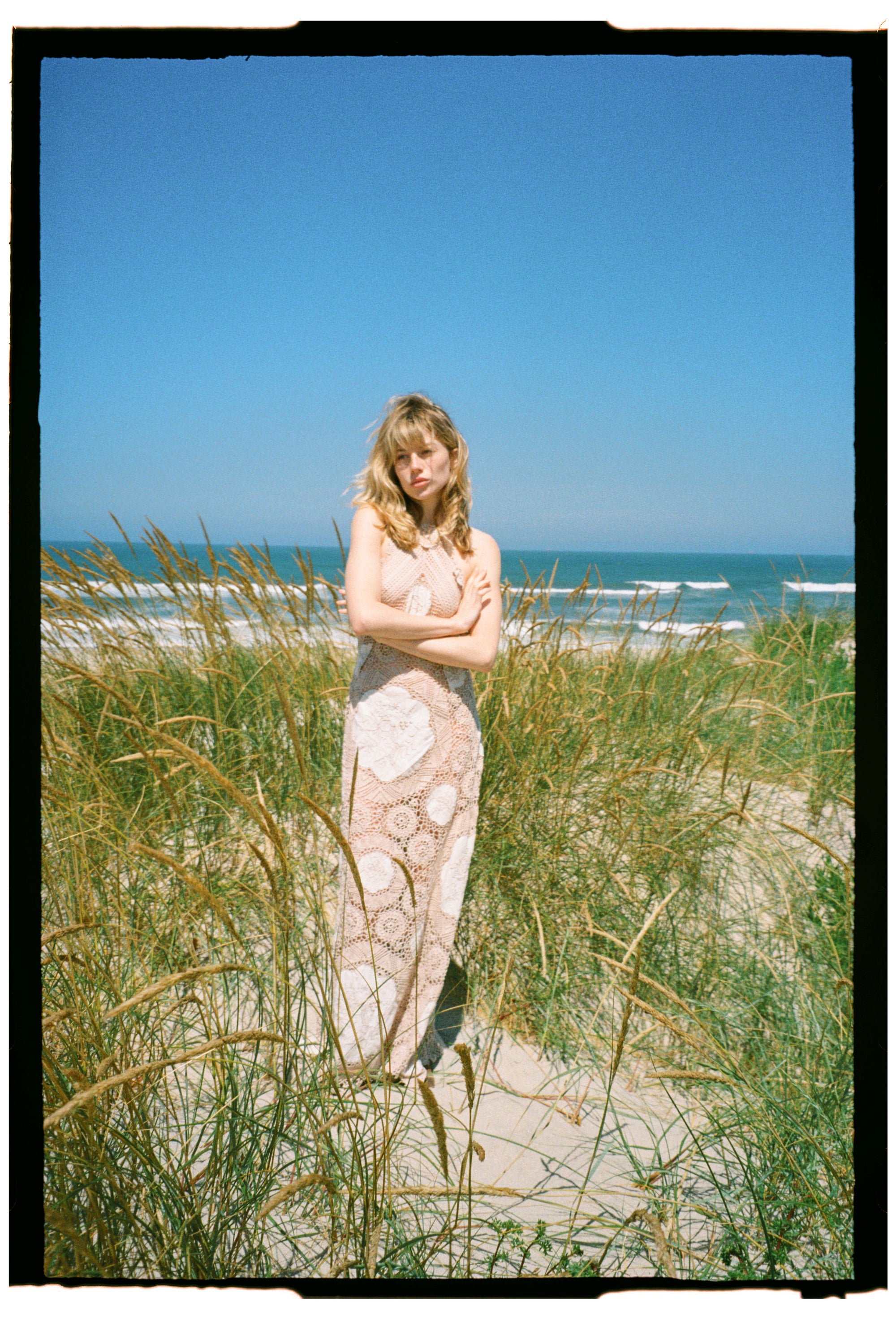 HANDKERCHIEF DRESS MAXI