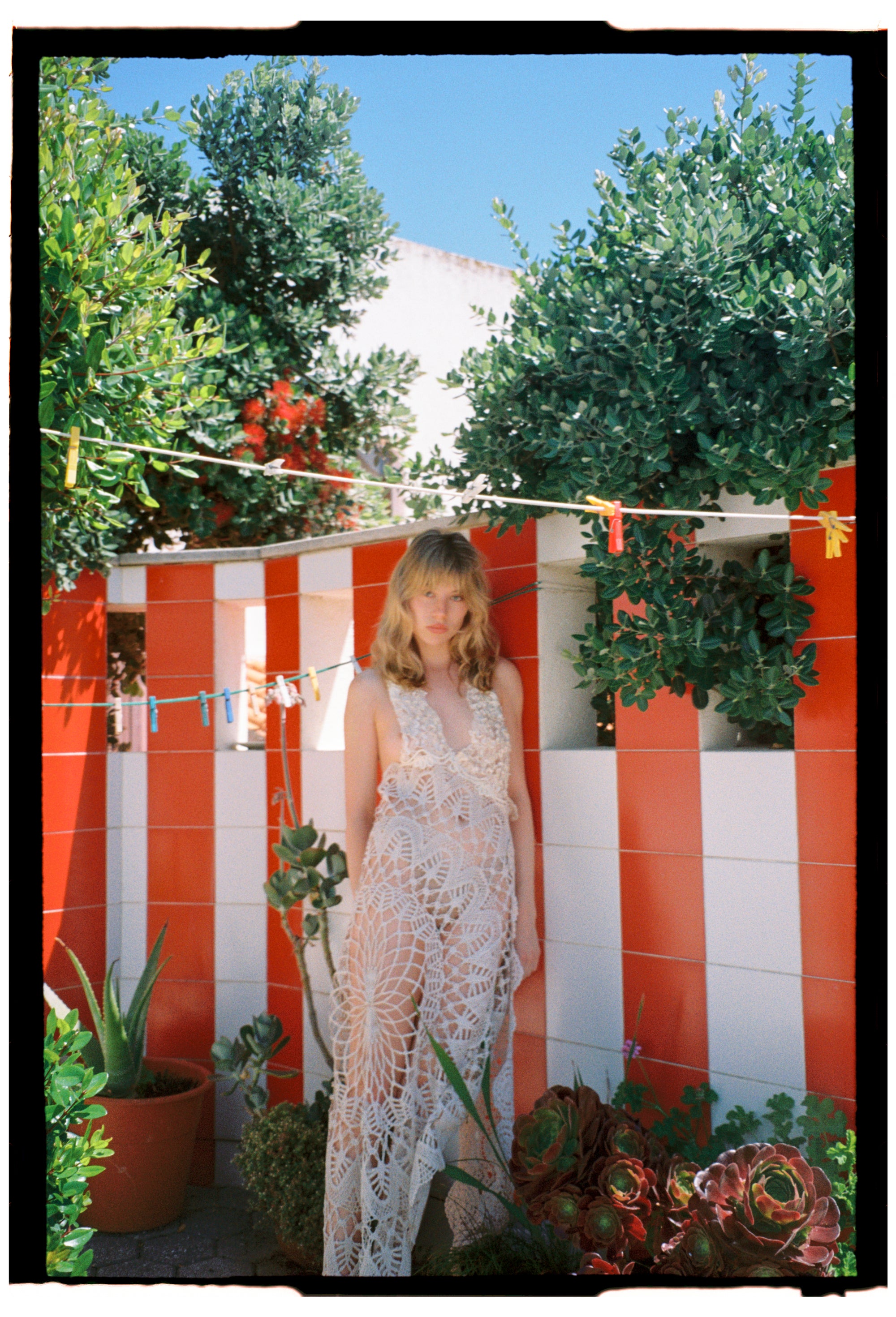 HANDKERCHIEF DRESS MIDI