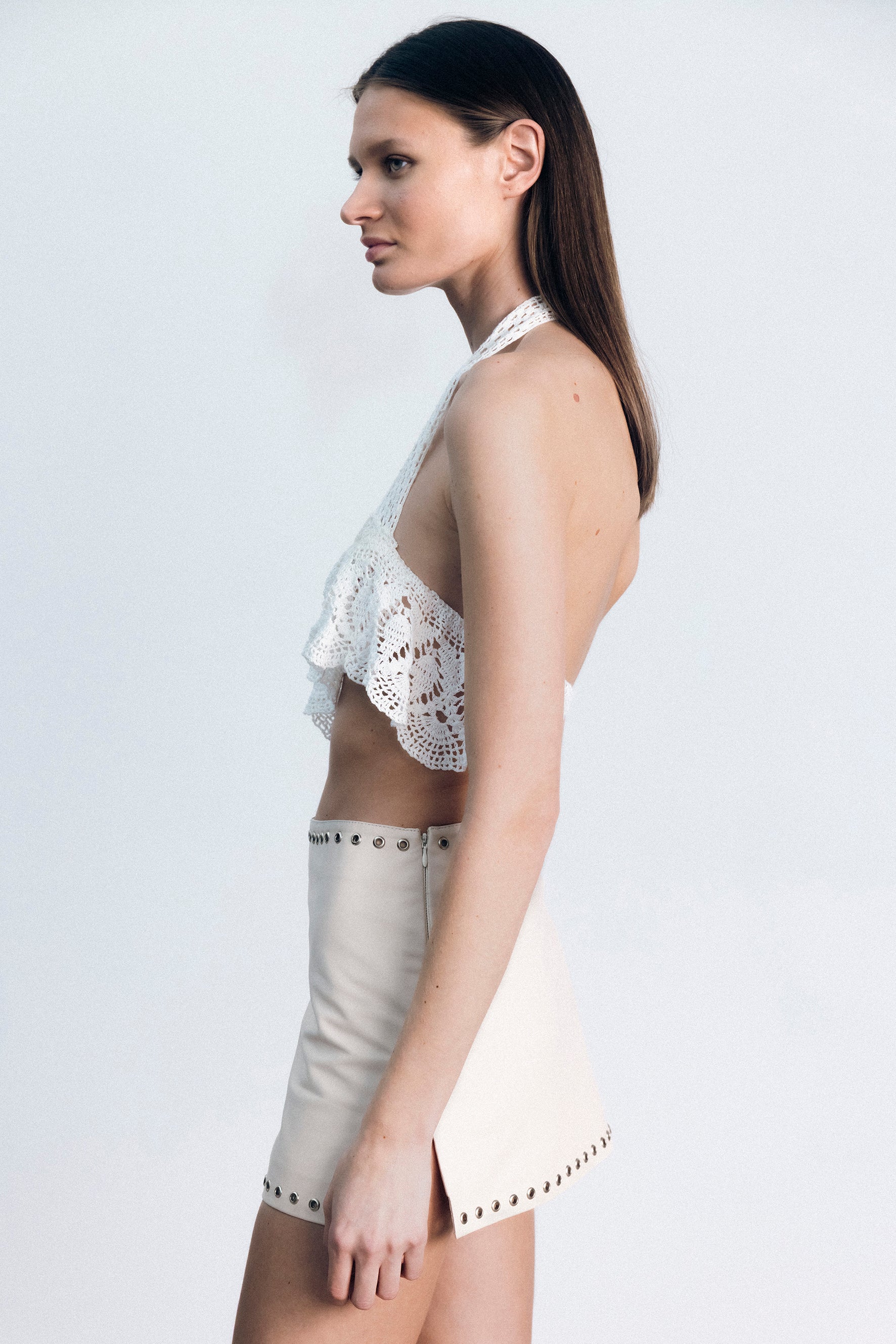 BROOKLYN LEATHER SKIRT