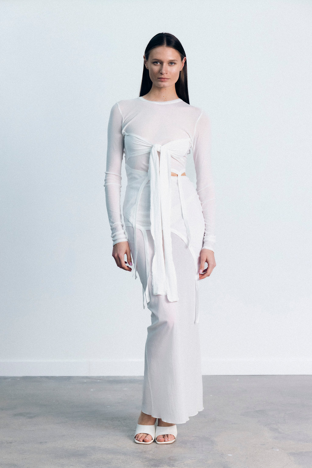 LENA KNIT TIE DRESS