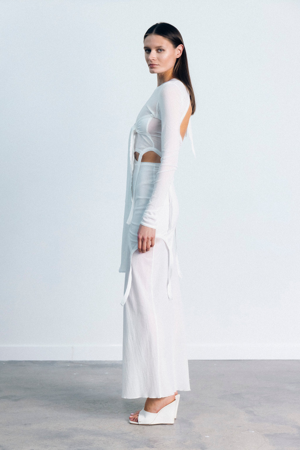 LENA KNIT TIE DRESS