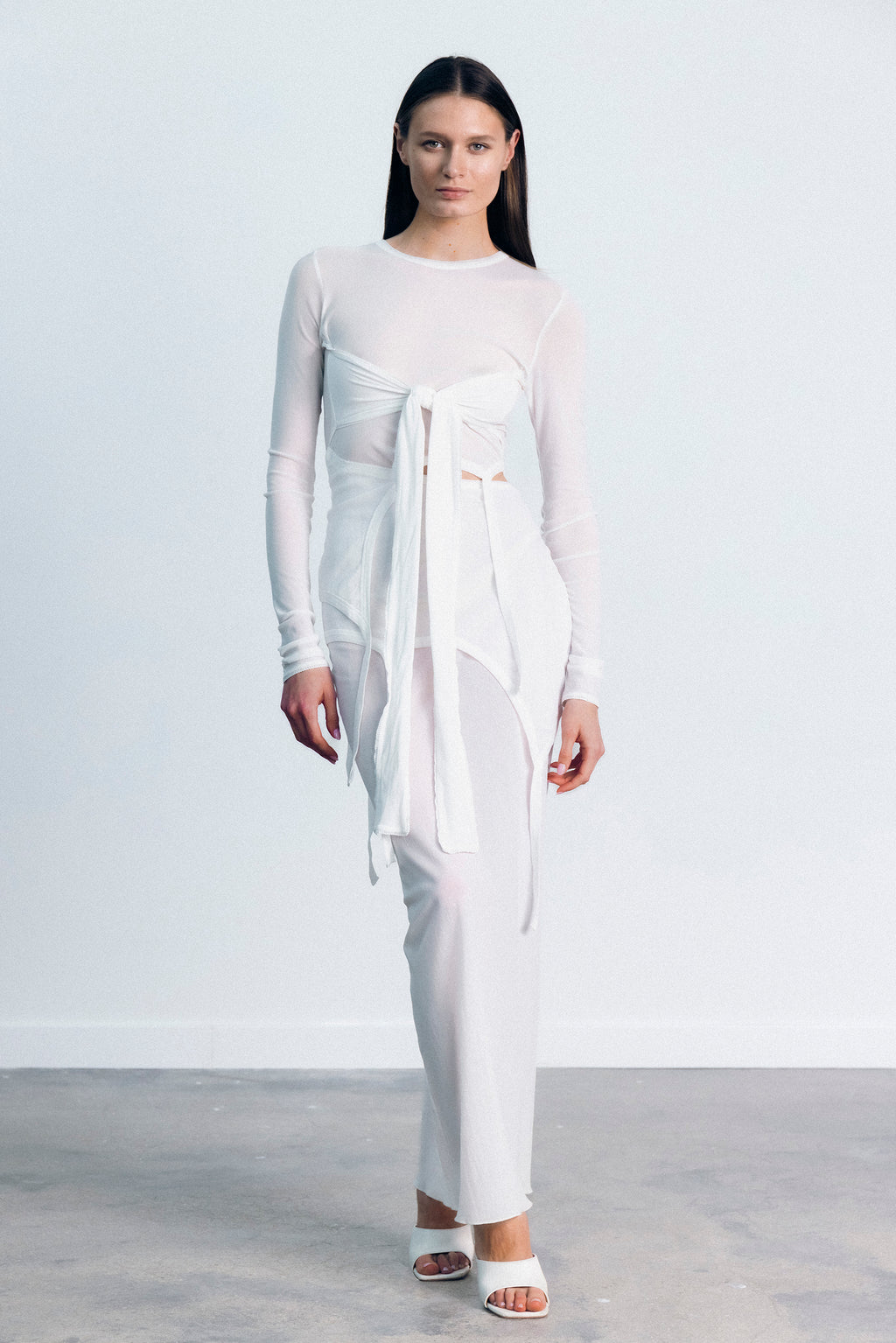 LENA KNIT TIE DRESS